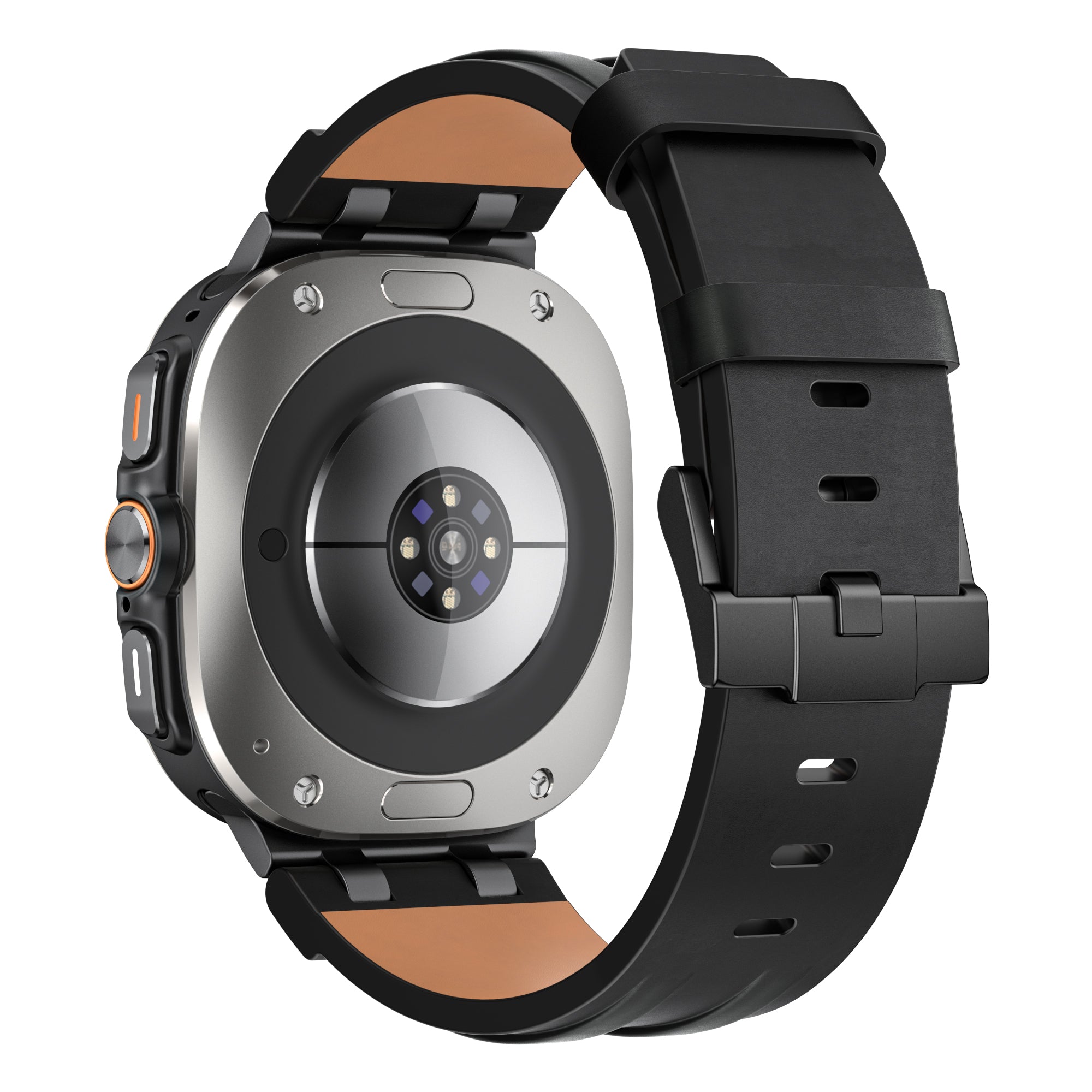 Correa cuero sólida Samsung Galaxy Watch Ultra (negro)