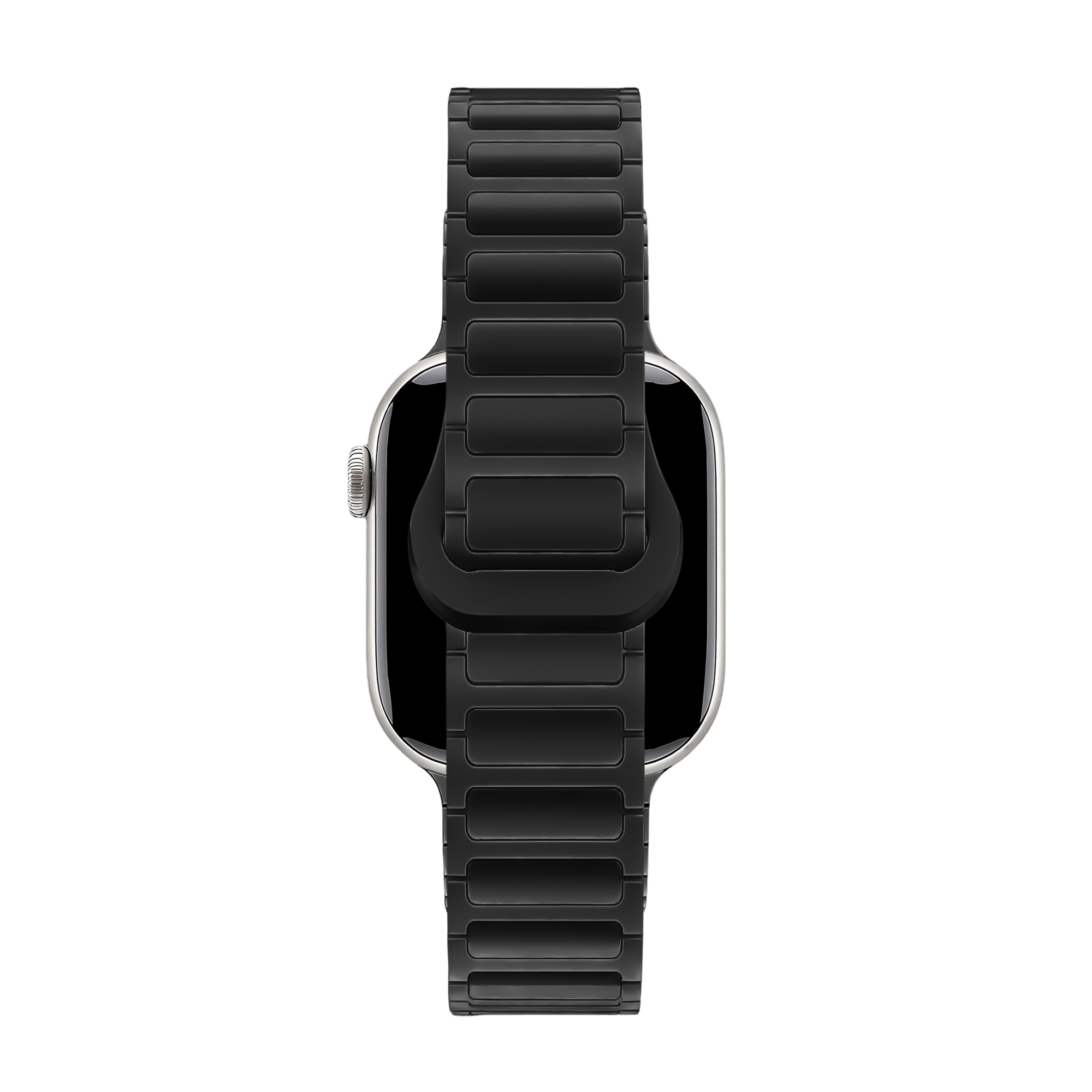 Bandz Correa silicona magnético 'fino' Apple Watch (negro)