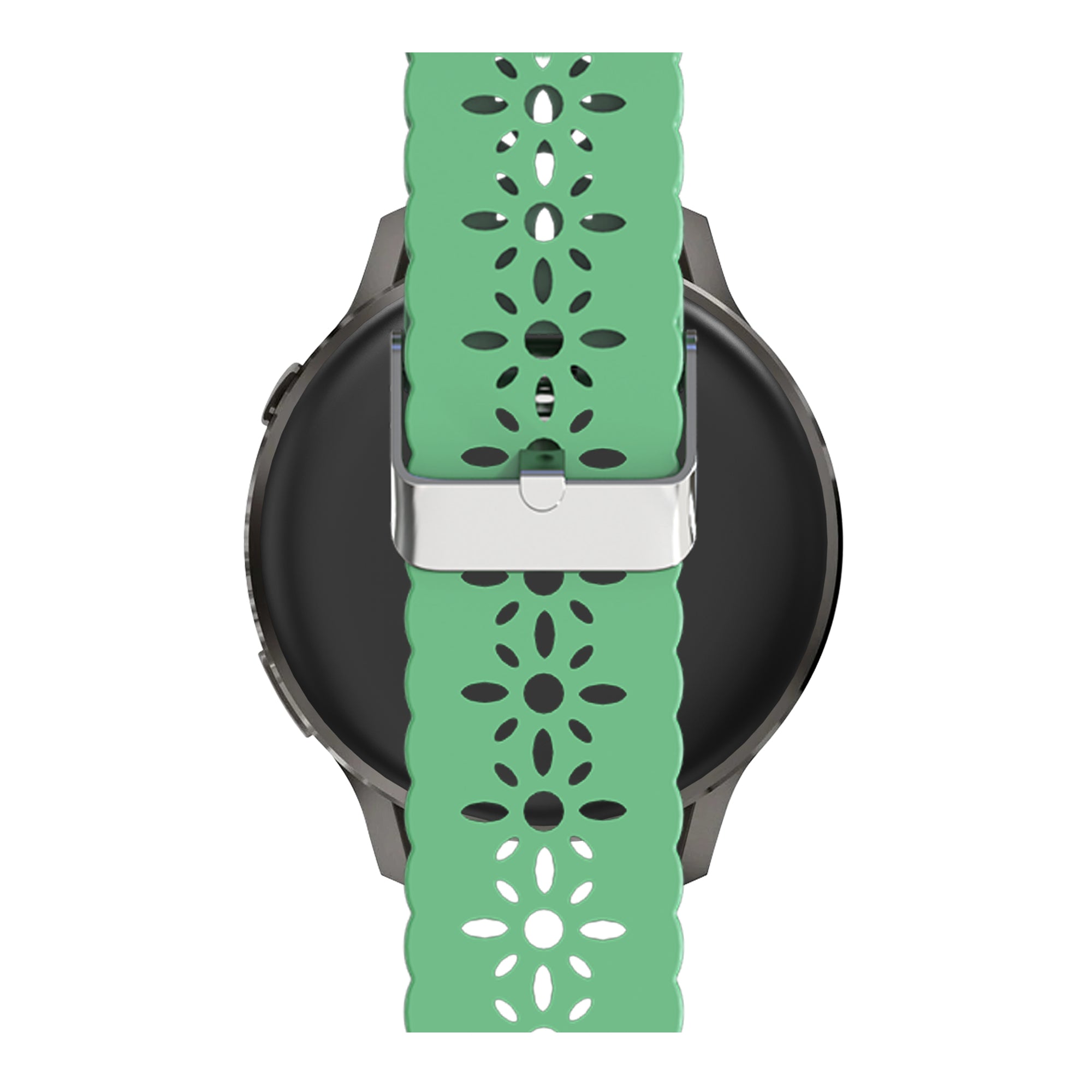 Bandz Garmin Vivoactive 6 Silicone Strap 'Lace' (Light Green)