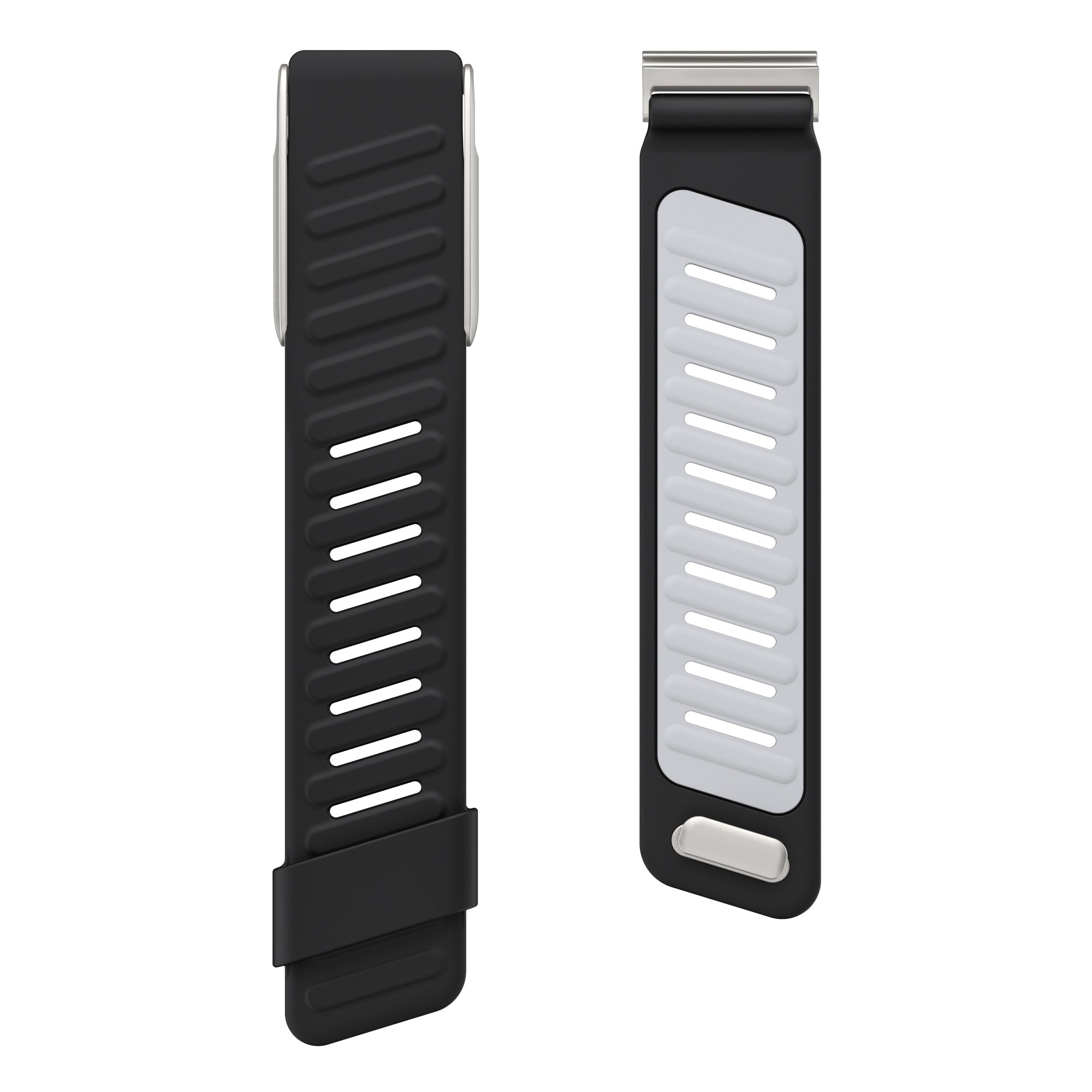 Correa deportiva compatible con Whoop MG (negro/gris)