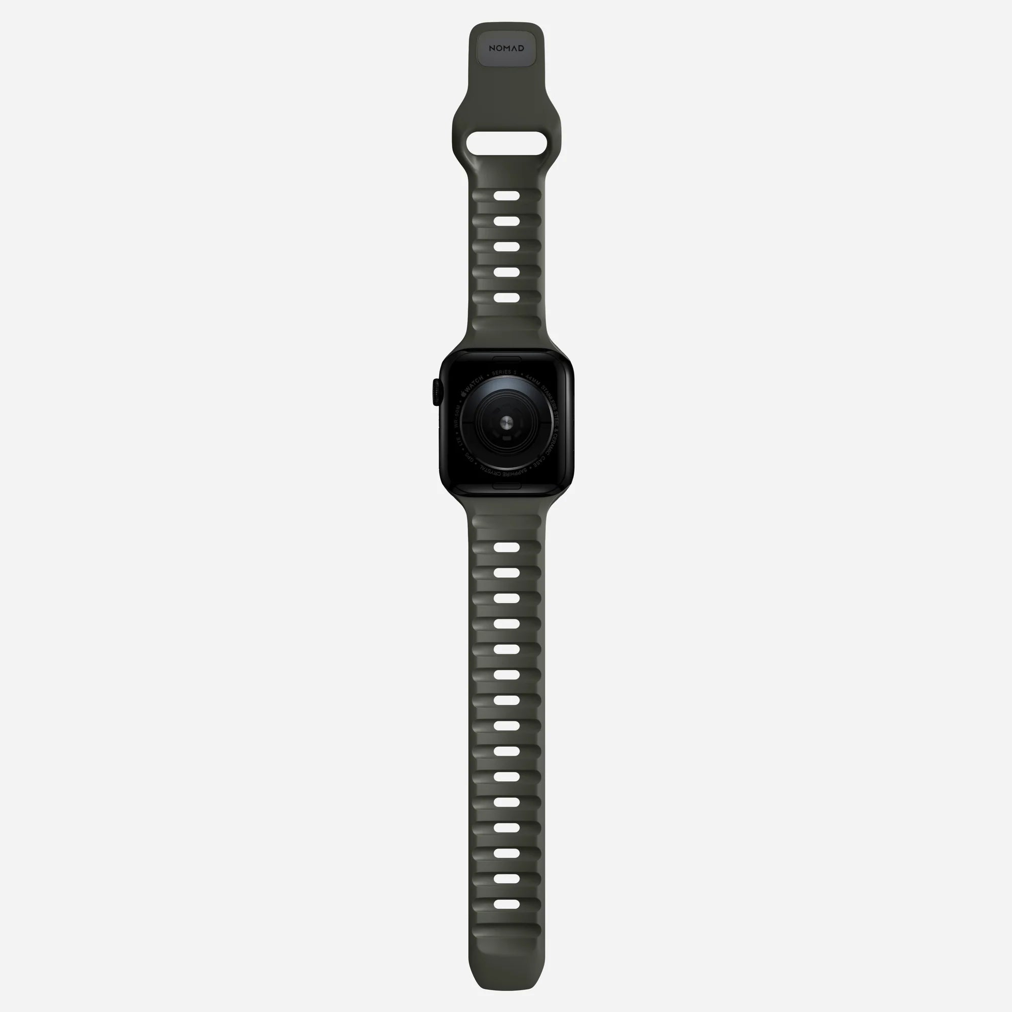 Nomad Sport Apple Watch Silicone Strap (Ash Green)