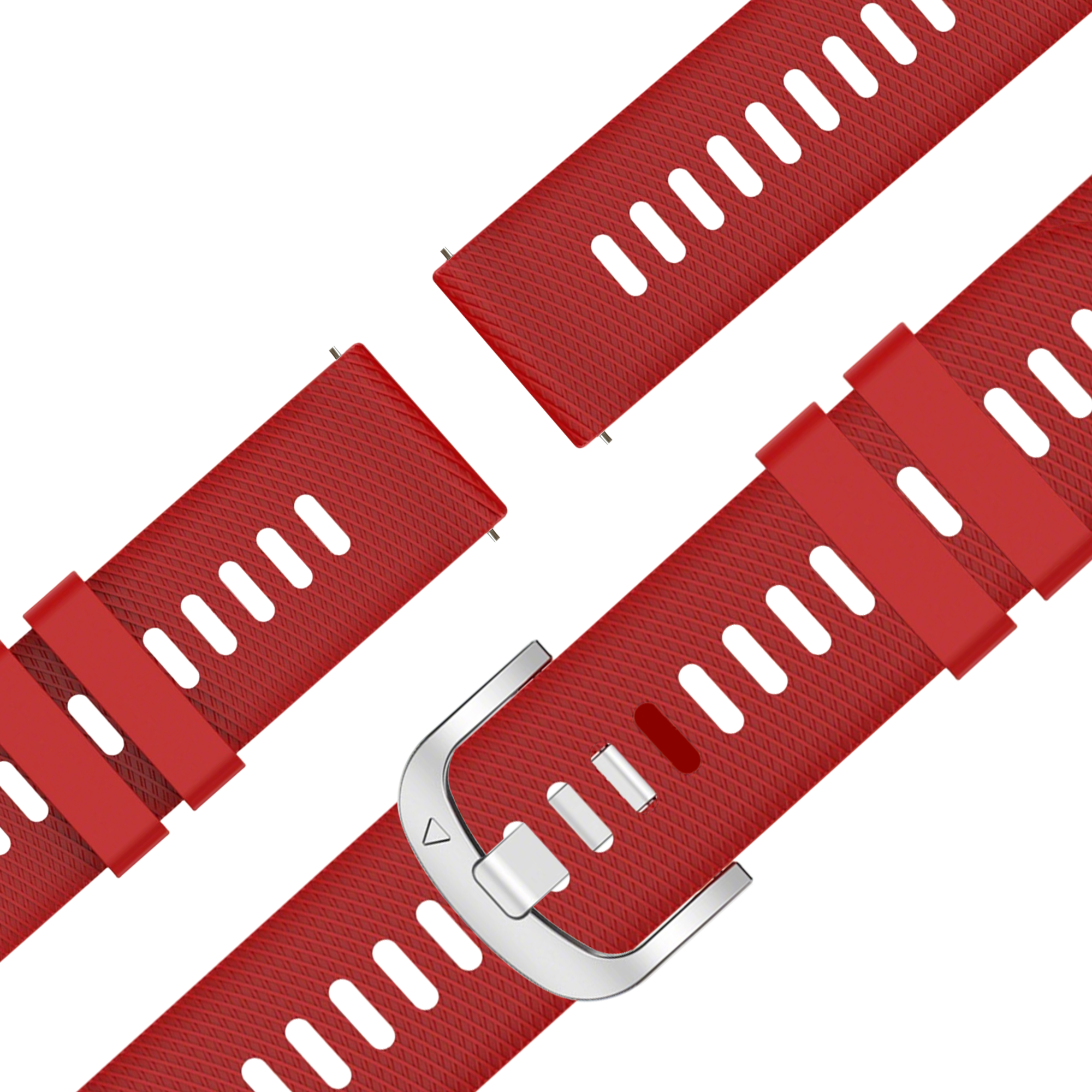 Bandz Correa silicona 'Deluxe' Garmin Venu 4 - 41mm (rojo)