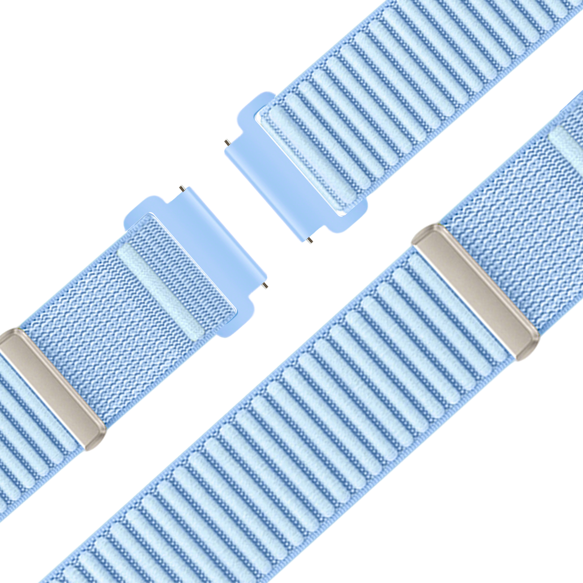 Bandz Correa nylon 'Wave' Garmin Approach S42 (azul claro)