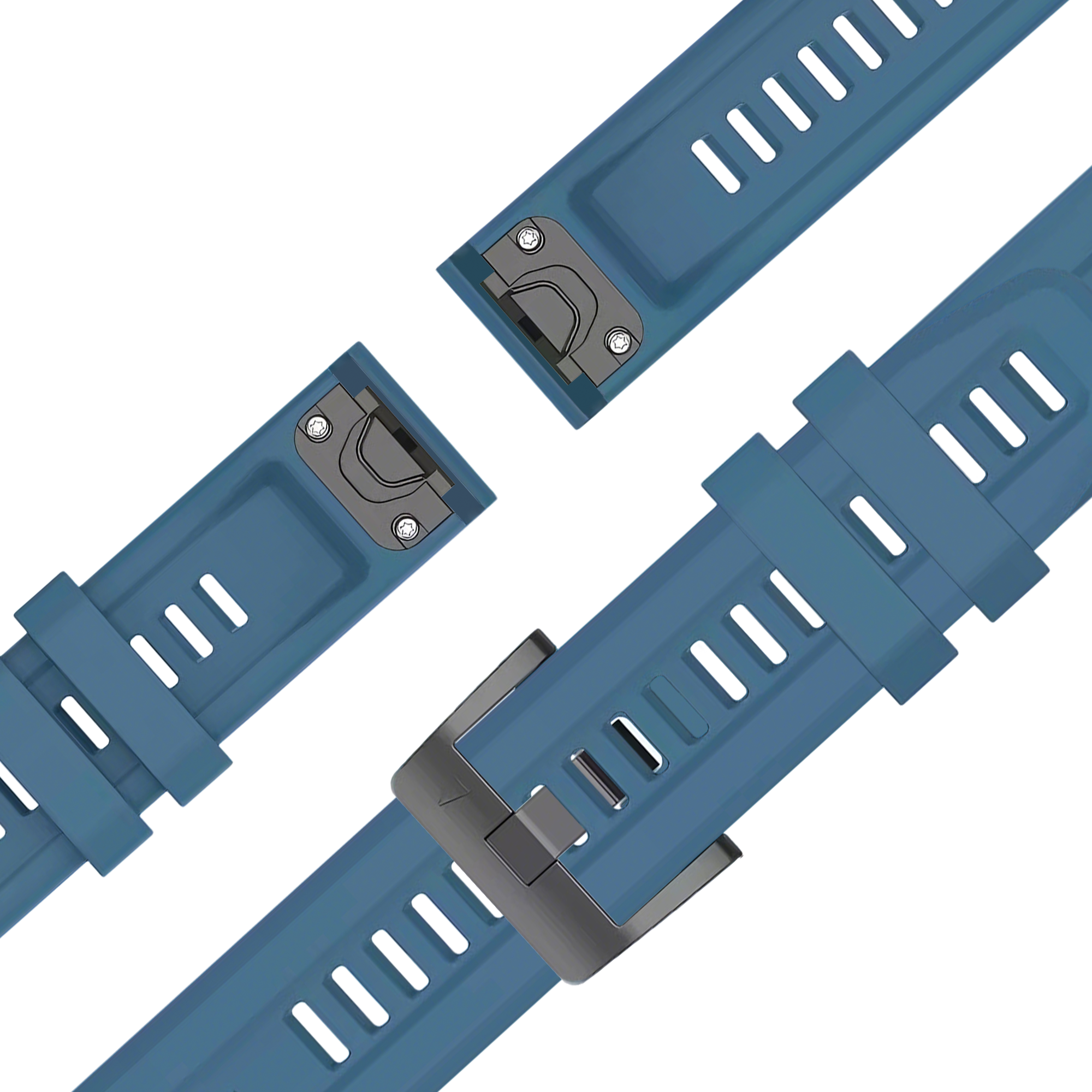 Bandz Garmin Instinct 2x Silicone Strap 'Classic' (Rock Green)