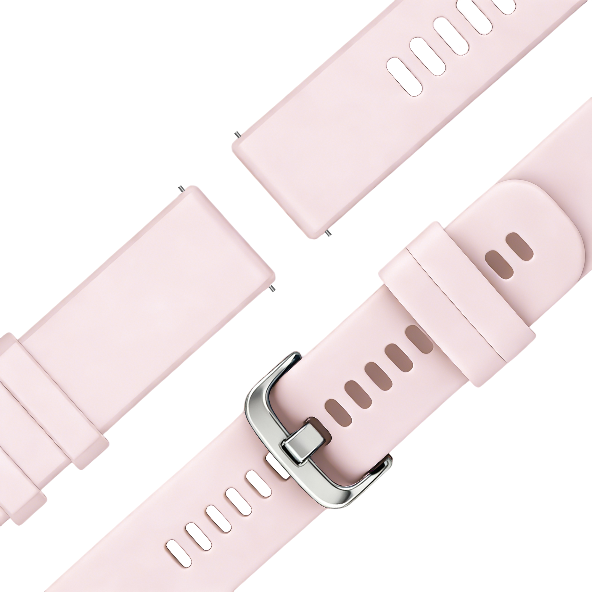 Bandz Garmin Venu 4 - 41mm Silicone Strap 'Classic' (Light Pink)