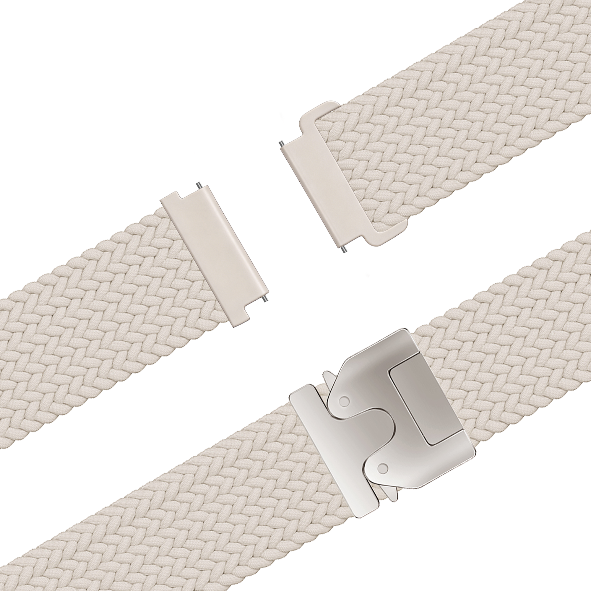 Bandz Garmin Venu 2s Braided Strap 'Parachute' (Starlight)