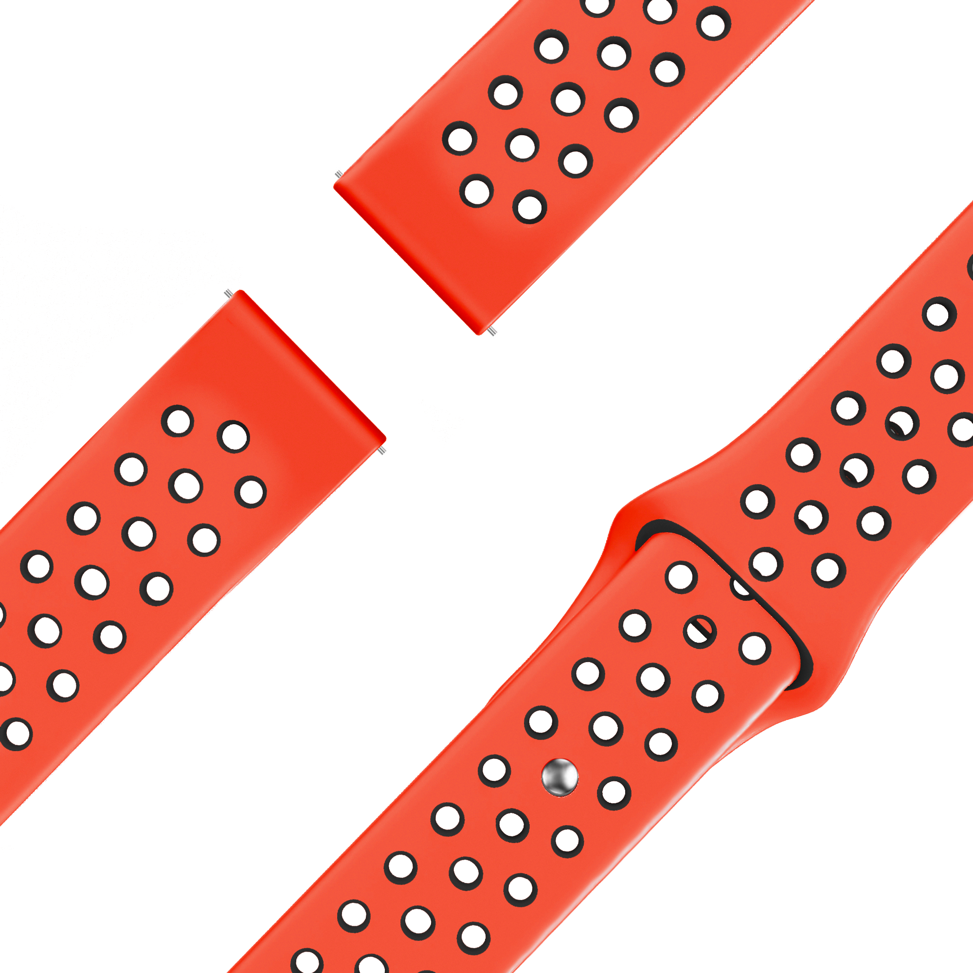 Bandz Garmin Vivoactive 3 Sport Strap 'Deluxe' (Red/Black)