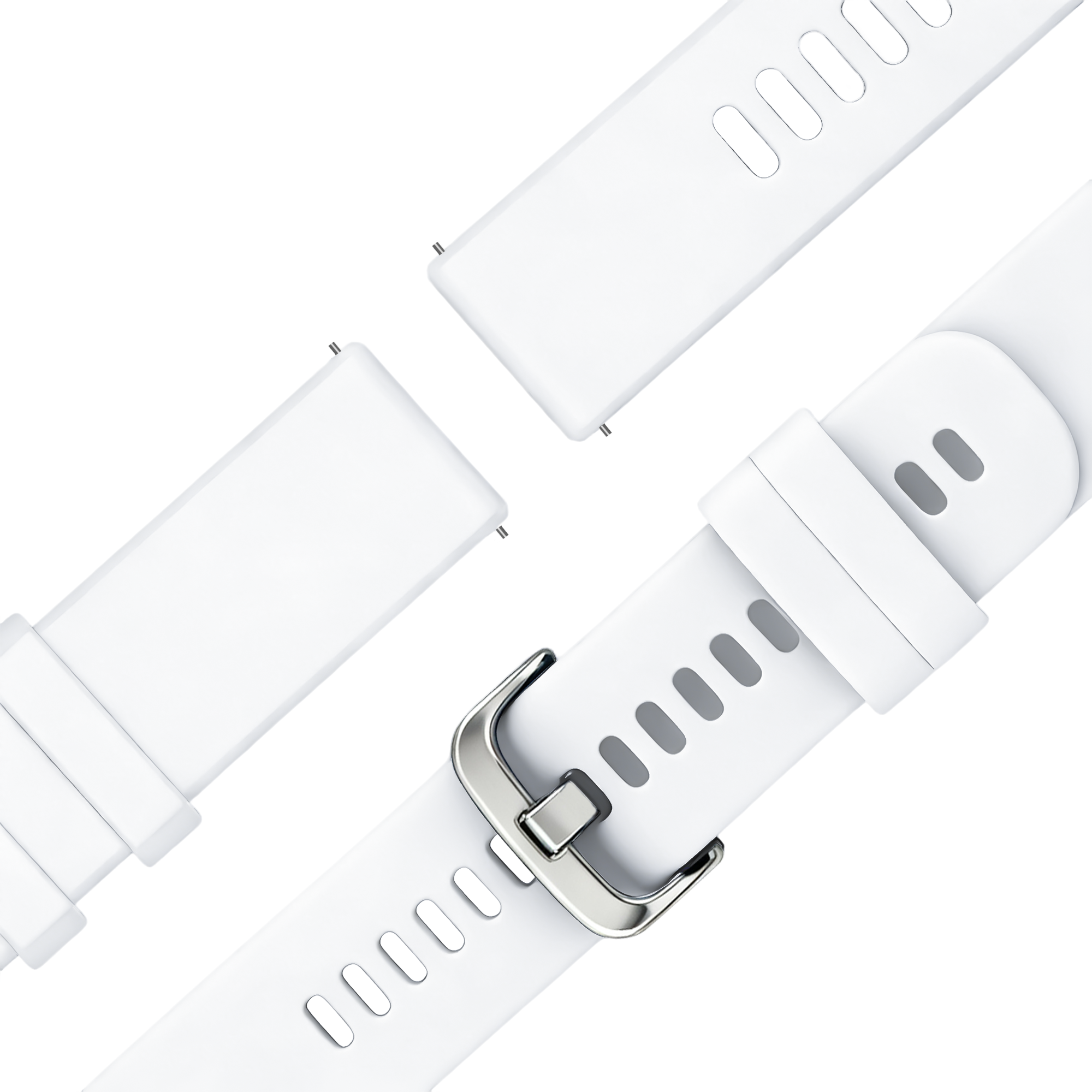 Bandz Garmin Venu 4 - 41mm Silicone Strap 'Classic' (White)