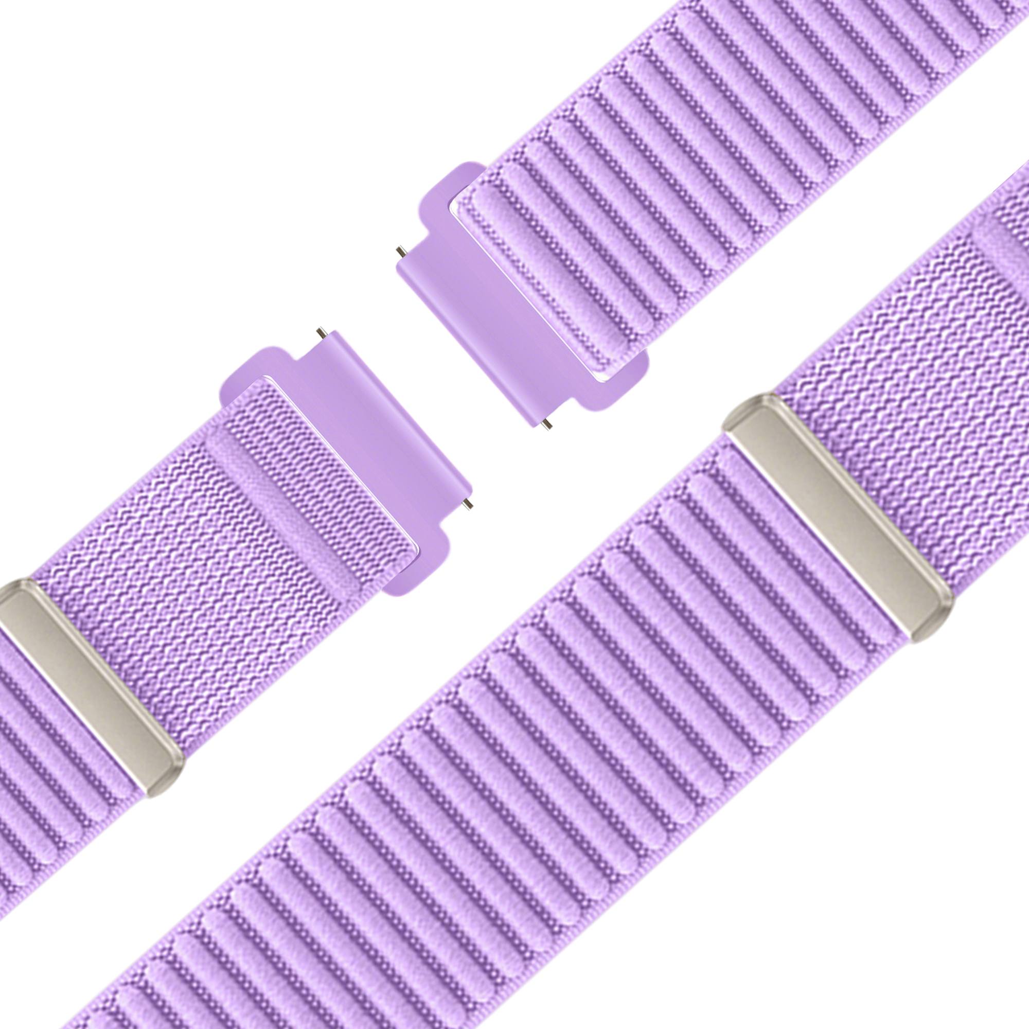 Bandz Correa nylon 'Wave' Garmin Venu 4 - 41mm (violeta claro)