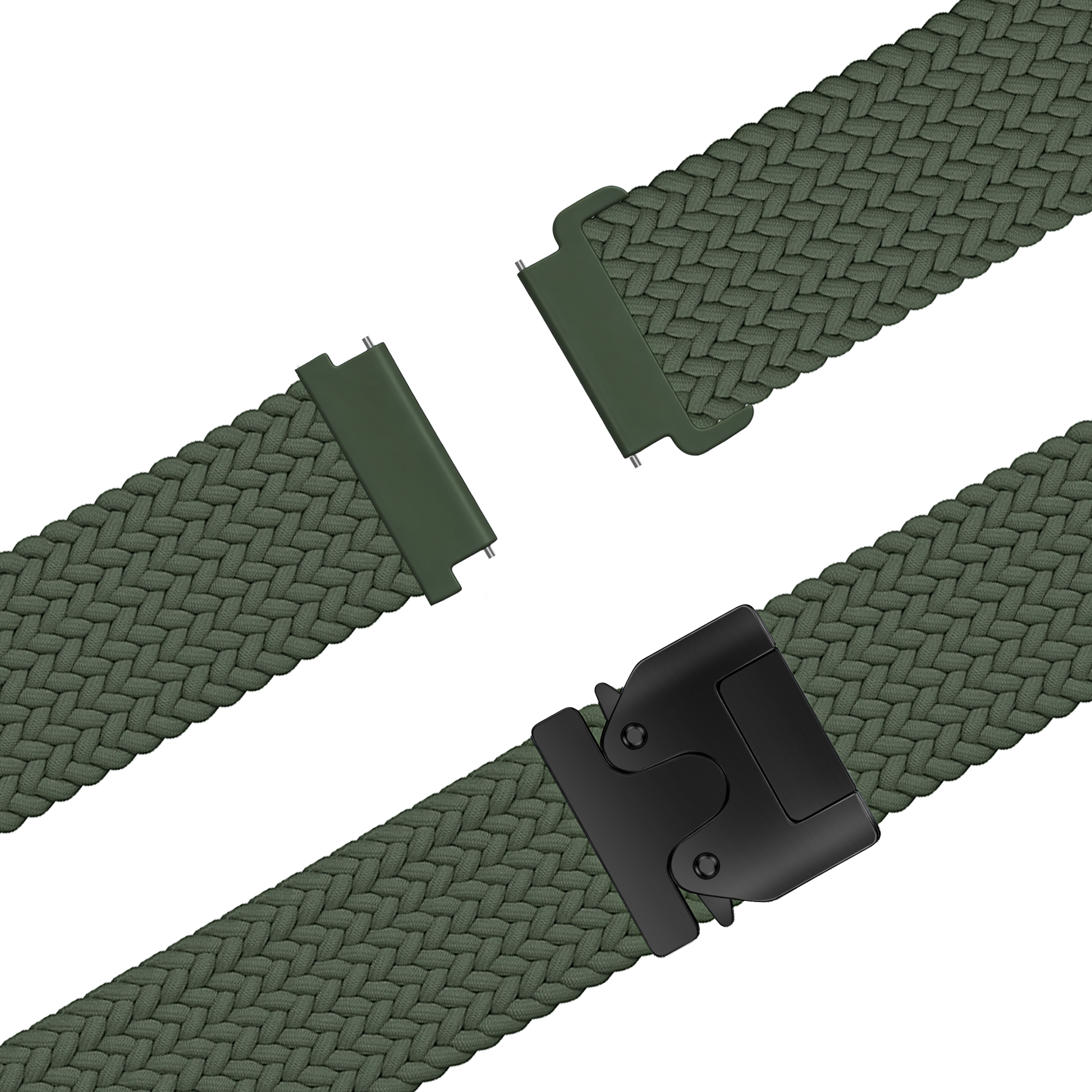 Bandz Correa trenzada 'Parachute' Garmin Venu 2s (verde)