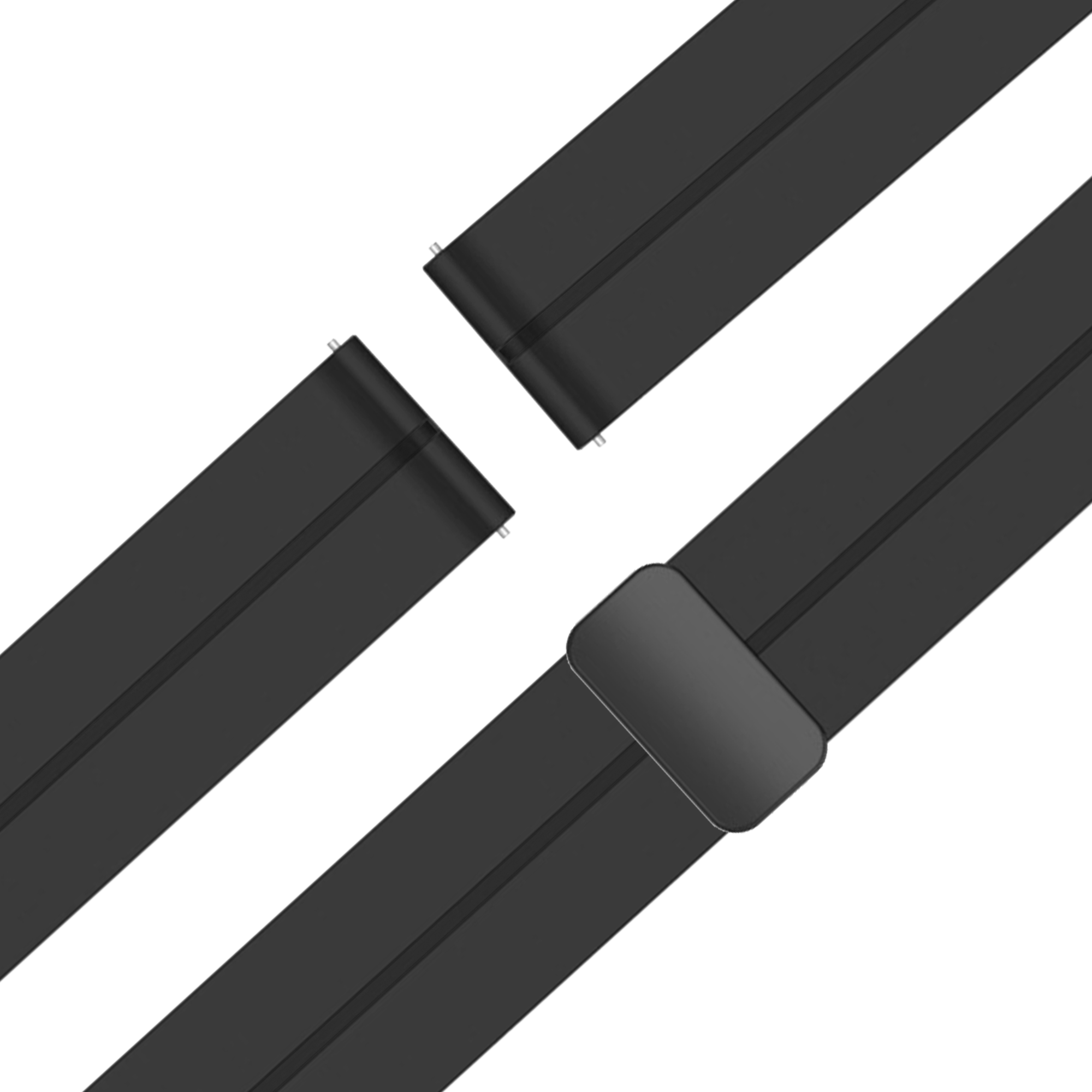 Bandz Correa silicona con hebilla-D Garmin Approach J1 (negro)