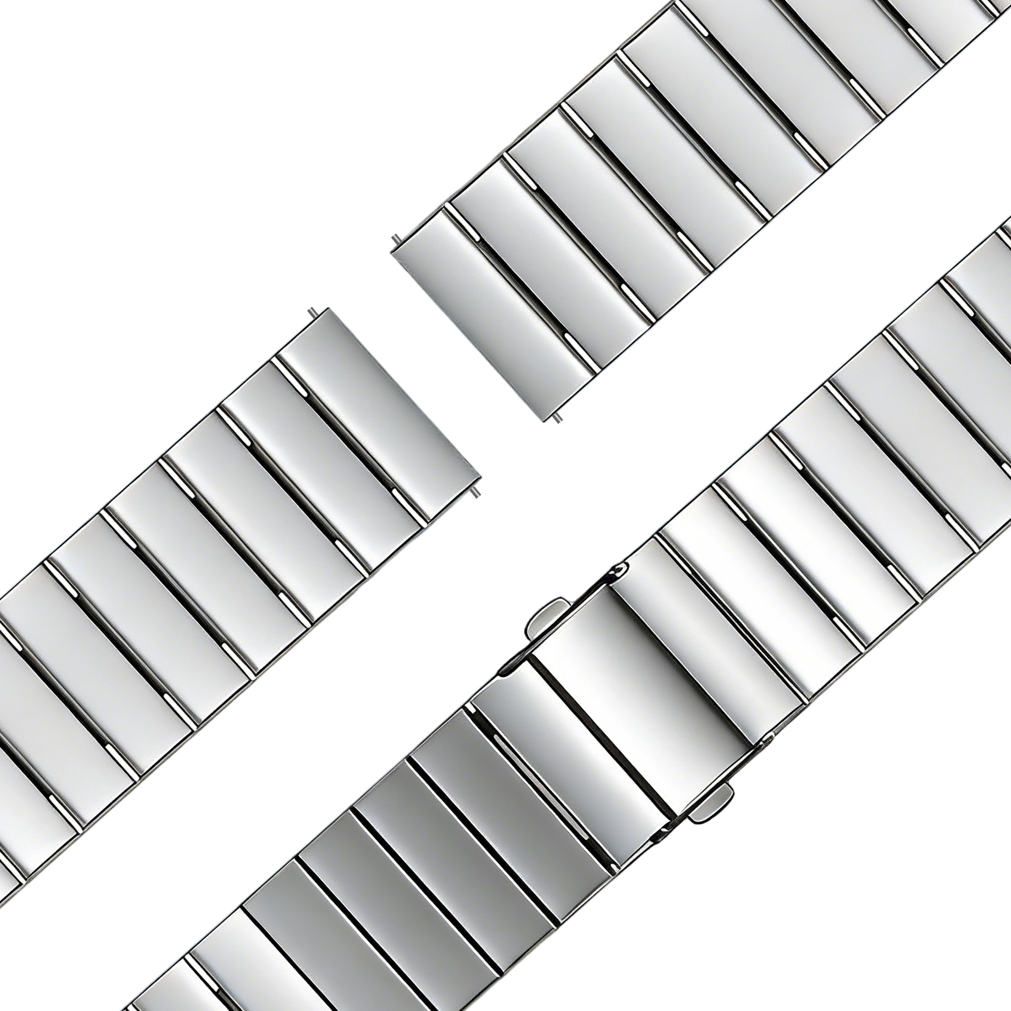 Bandz Garmin Venu SQ 2 Steel Strap 'One Bead' (Silver)