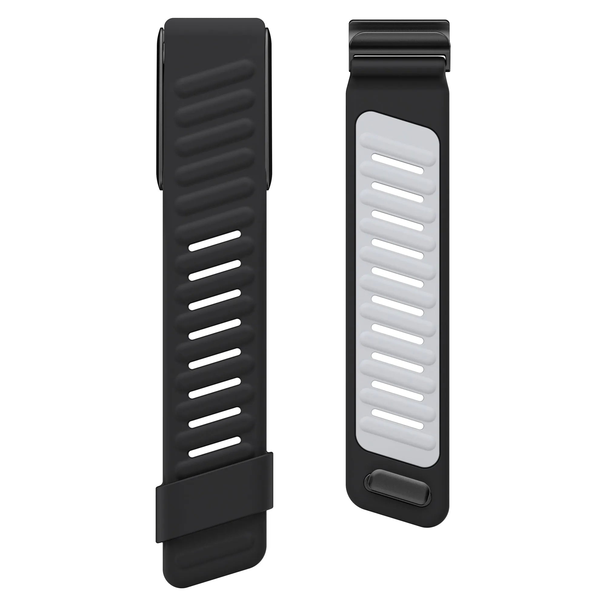Correa deportiva compatible con Whoop 4.0 (negro/gris)