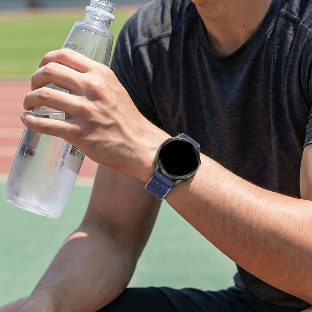 Bandz Correa nylon Loop Garmin Vivoactive 3 (azul oscuro mix)