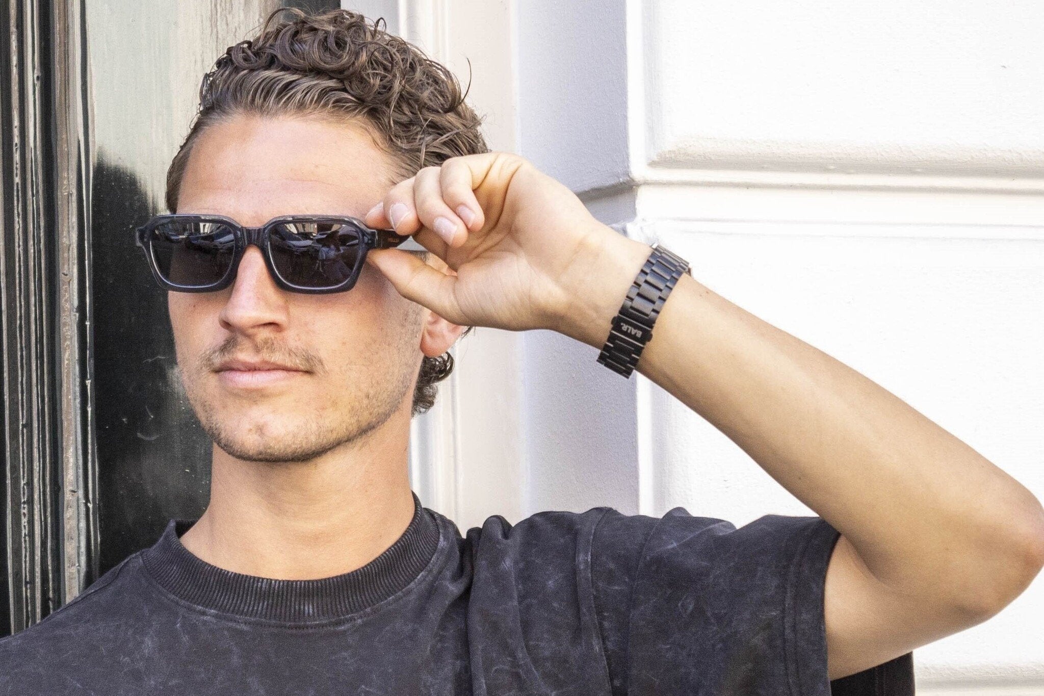 BALR Correa acero Amazfit GTS 2 (negro)