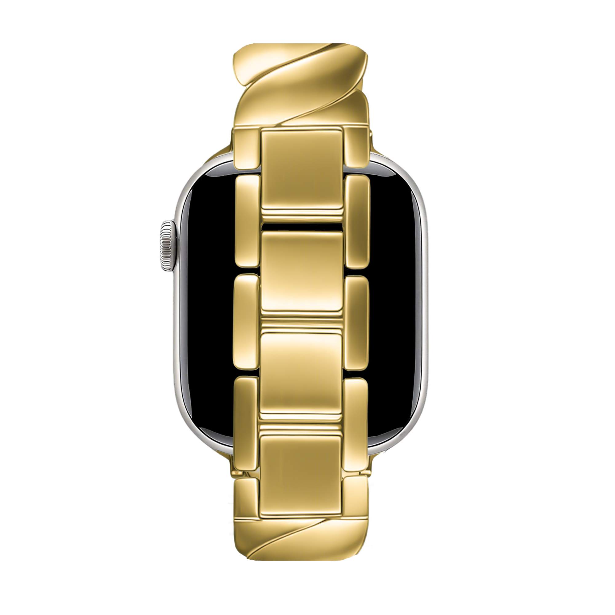 Bandz Correa acero premium 'Twisted' Apple Watch (dorado)