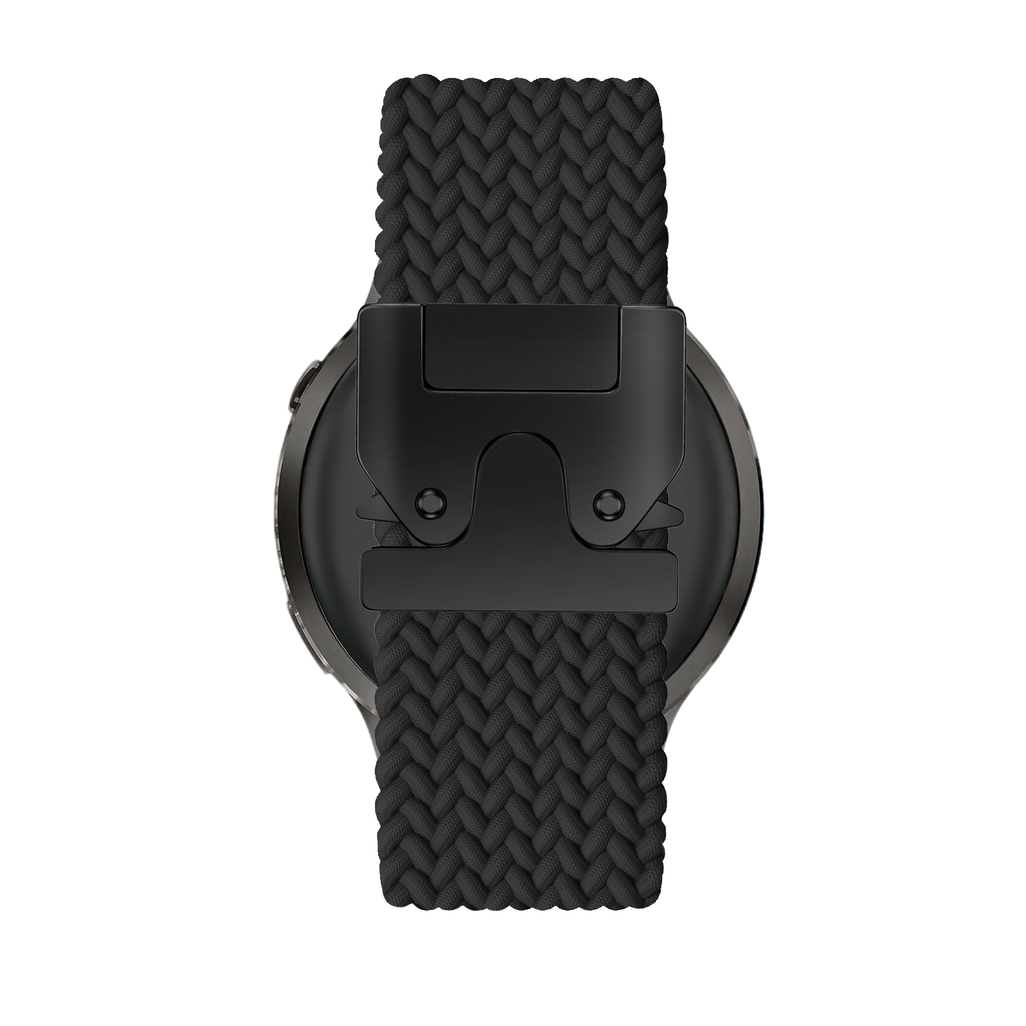 Bandz Garmin Vivoactive 4 Braided Strap 'Parachute' (Black)