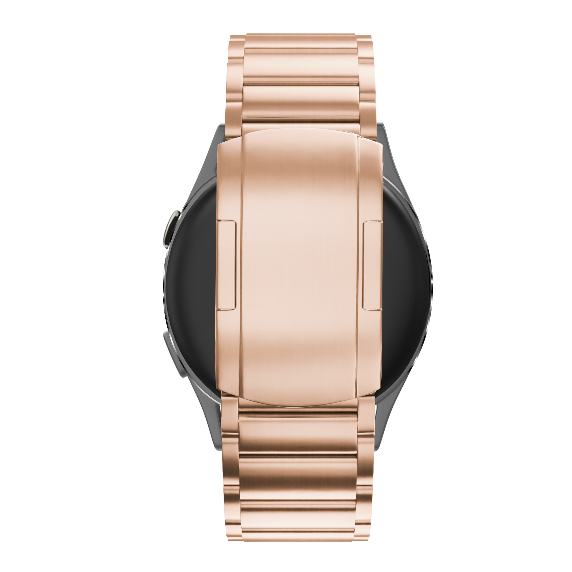 Bandz Correa titanio con eslabones Garmin Vivomove 3 (oro rosado)