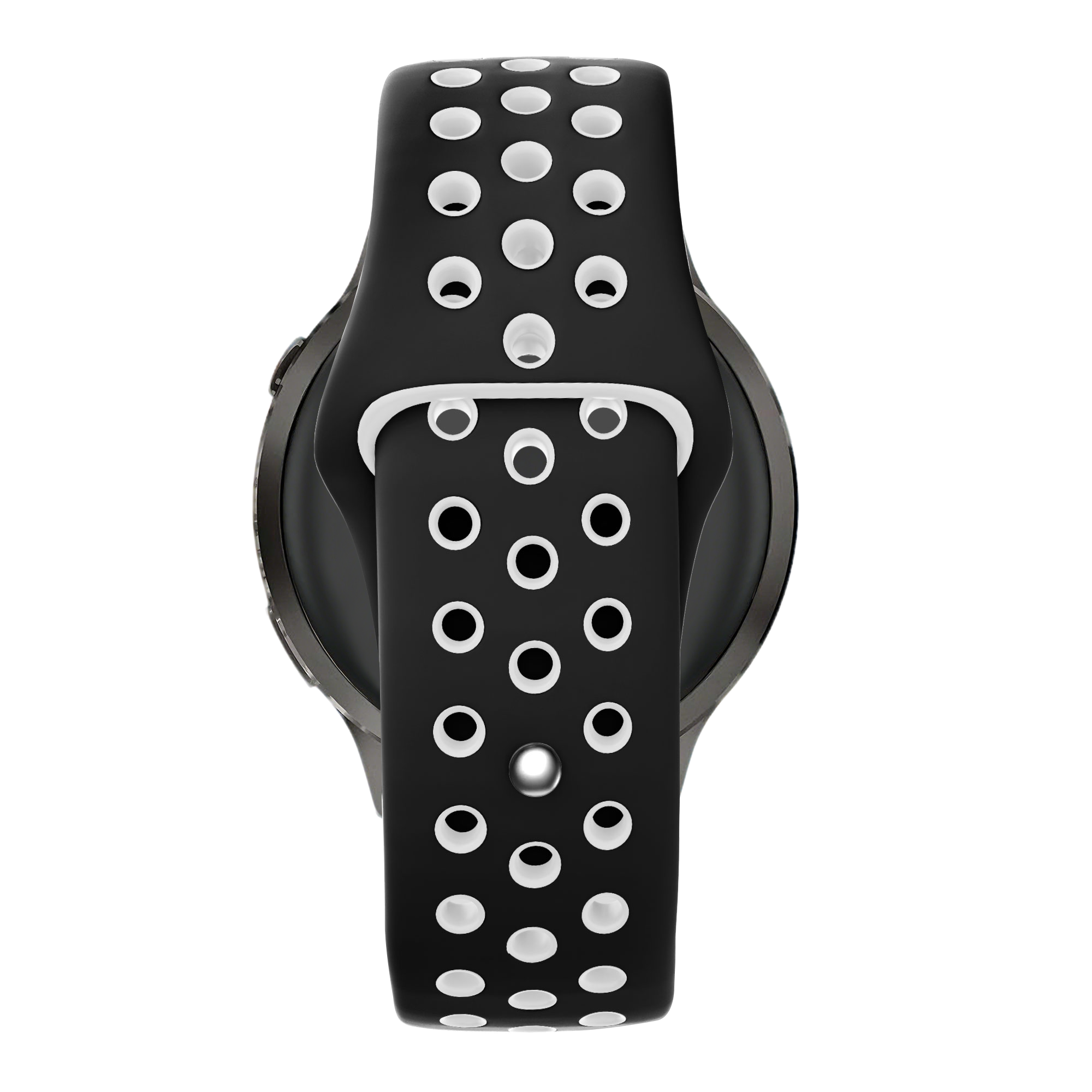 Bandz Garmin Vivoactive 3 Sport Strap 'Deluxe' (Black/White)