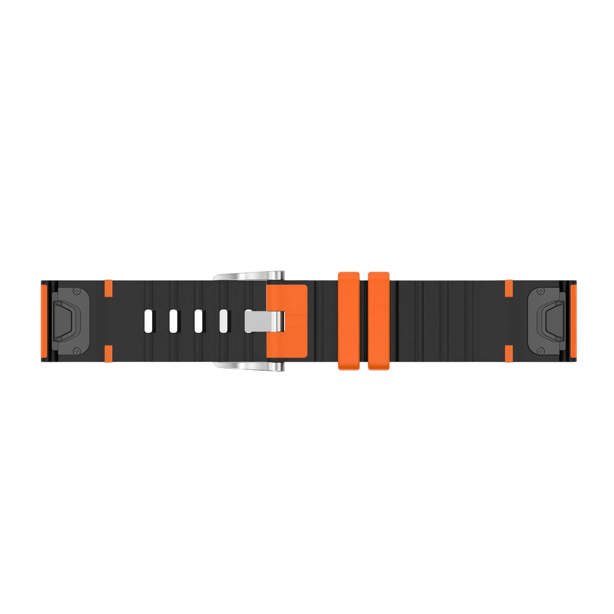 Garmin Instinct 2 Leather Hybrid Strap (Orange)