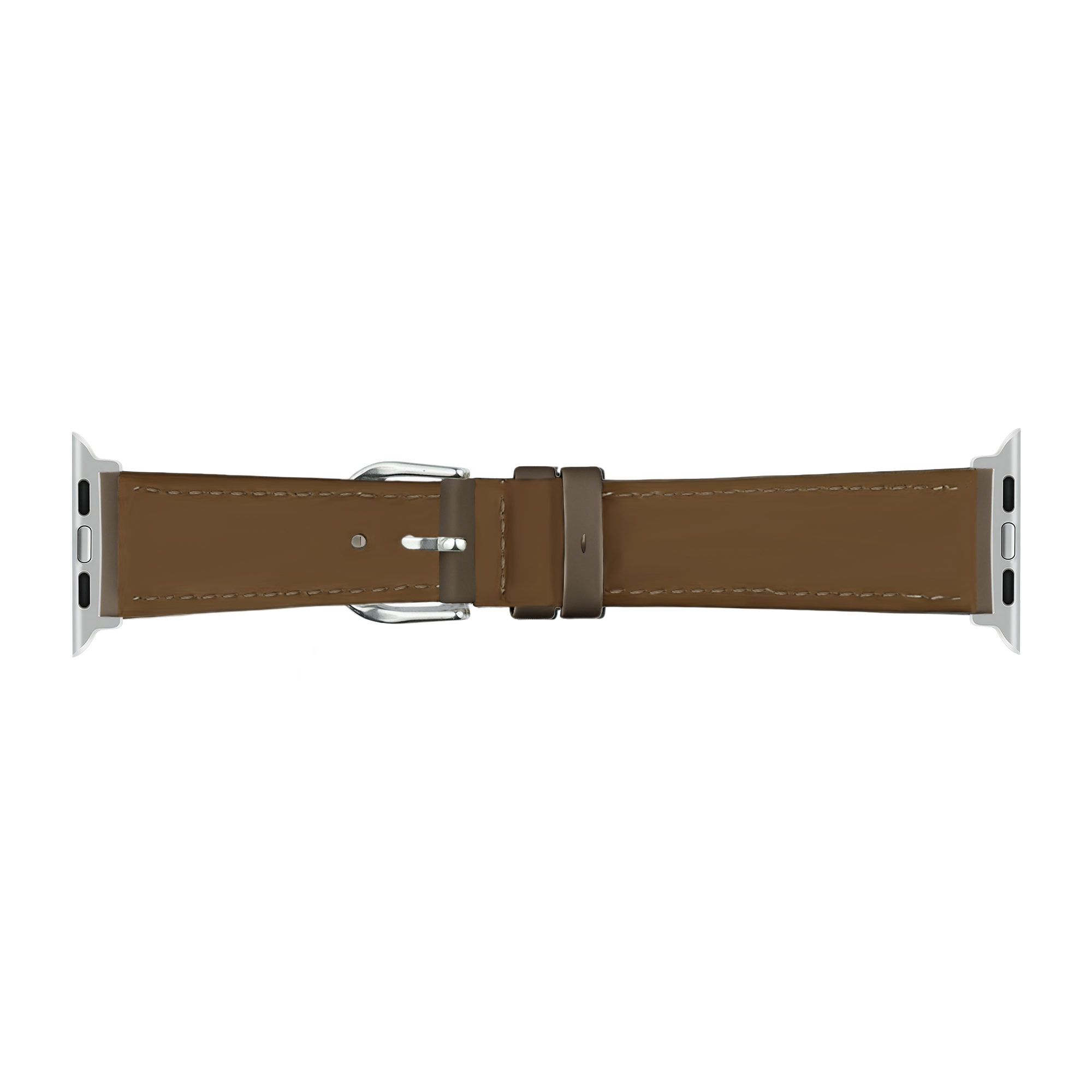 Apple Watch Slimfit Leather Strap (Dark Brrown)