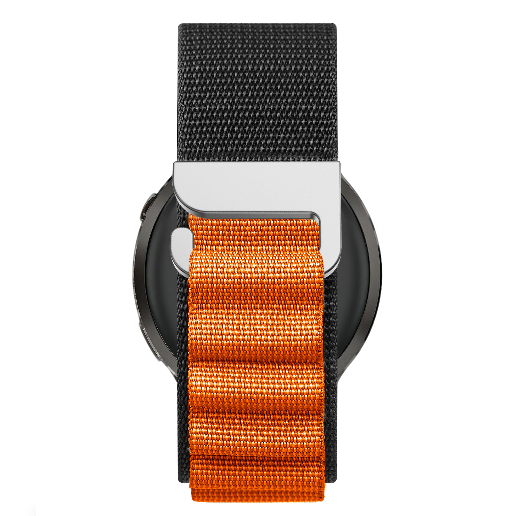 Bandz Garmin Forerunner 570 - 47mm Alpine Nylon Strap (Black/Orange)