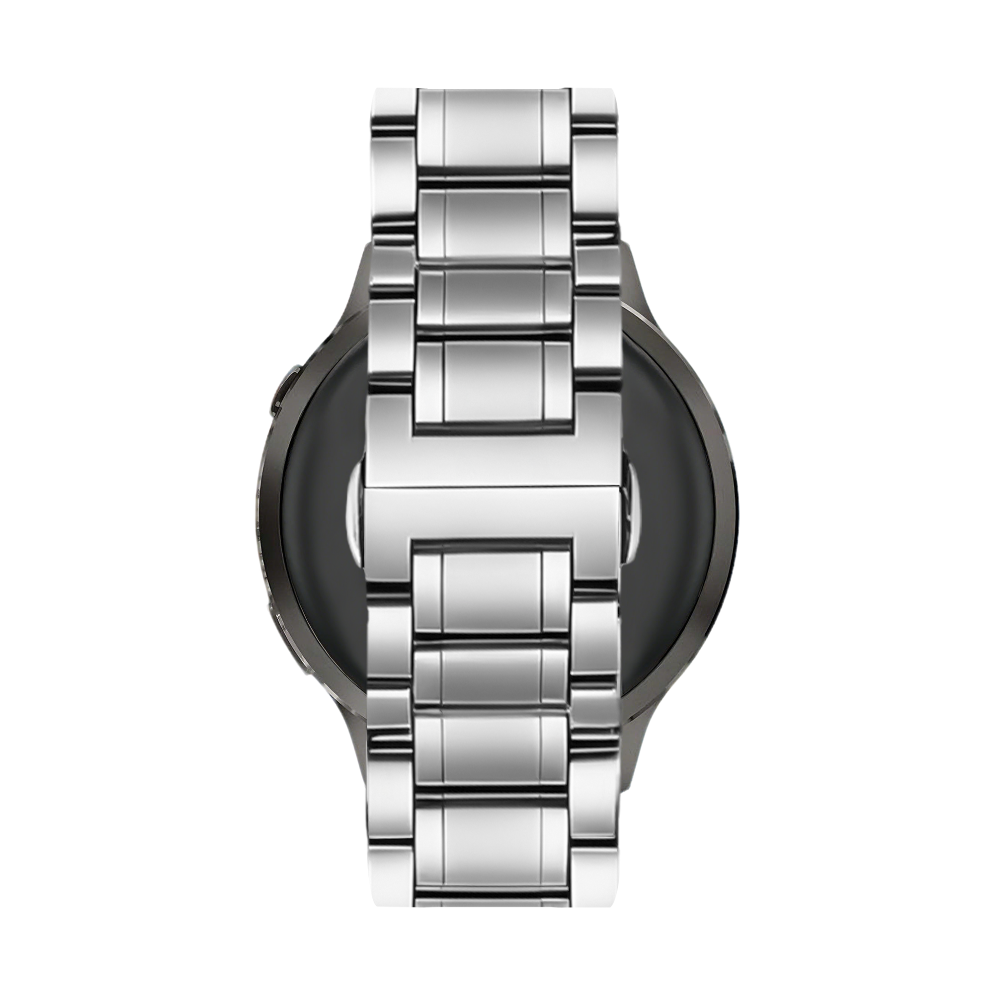 Bandz Correa acero con eslabones 'Deluxe' Garmin Bounce 2 (plata)