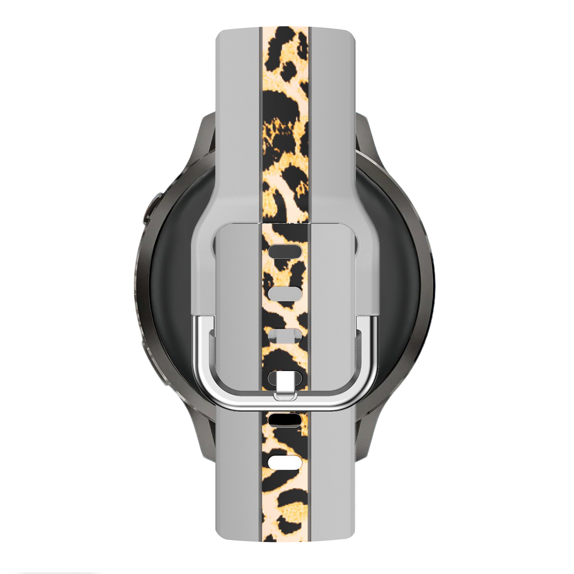 Bandz Gard Pro Health Smartwatch 3 - 41mm Dual Leopard Strap (Light Grey)