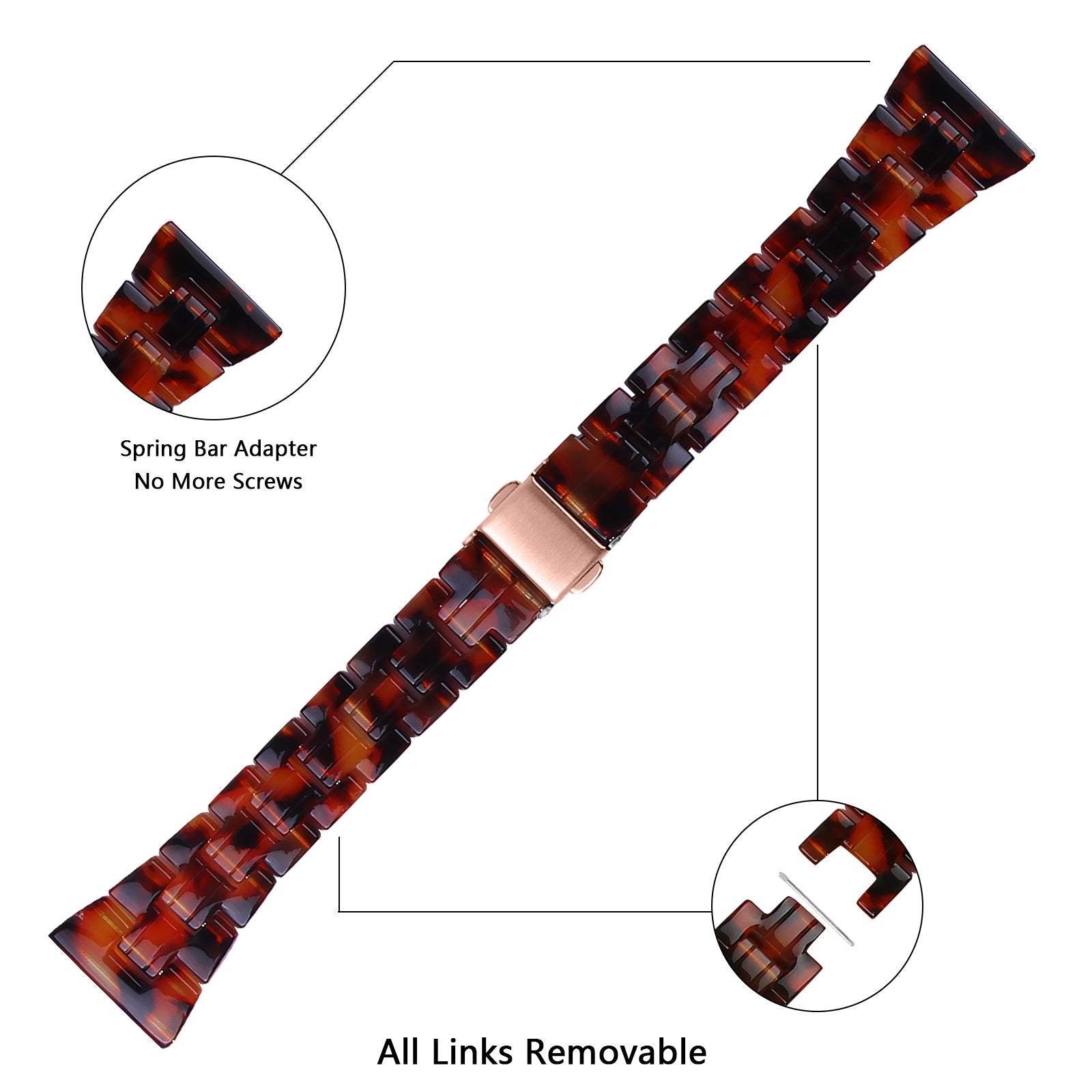 Withings Steel HR - 40mm Resin Strap (lava)