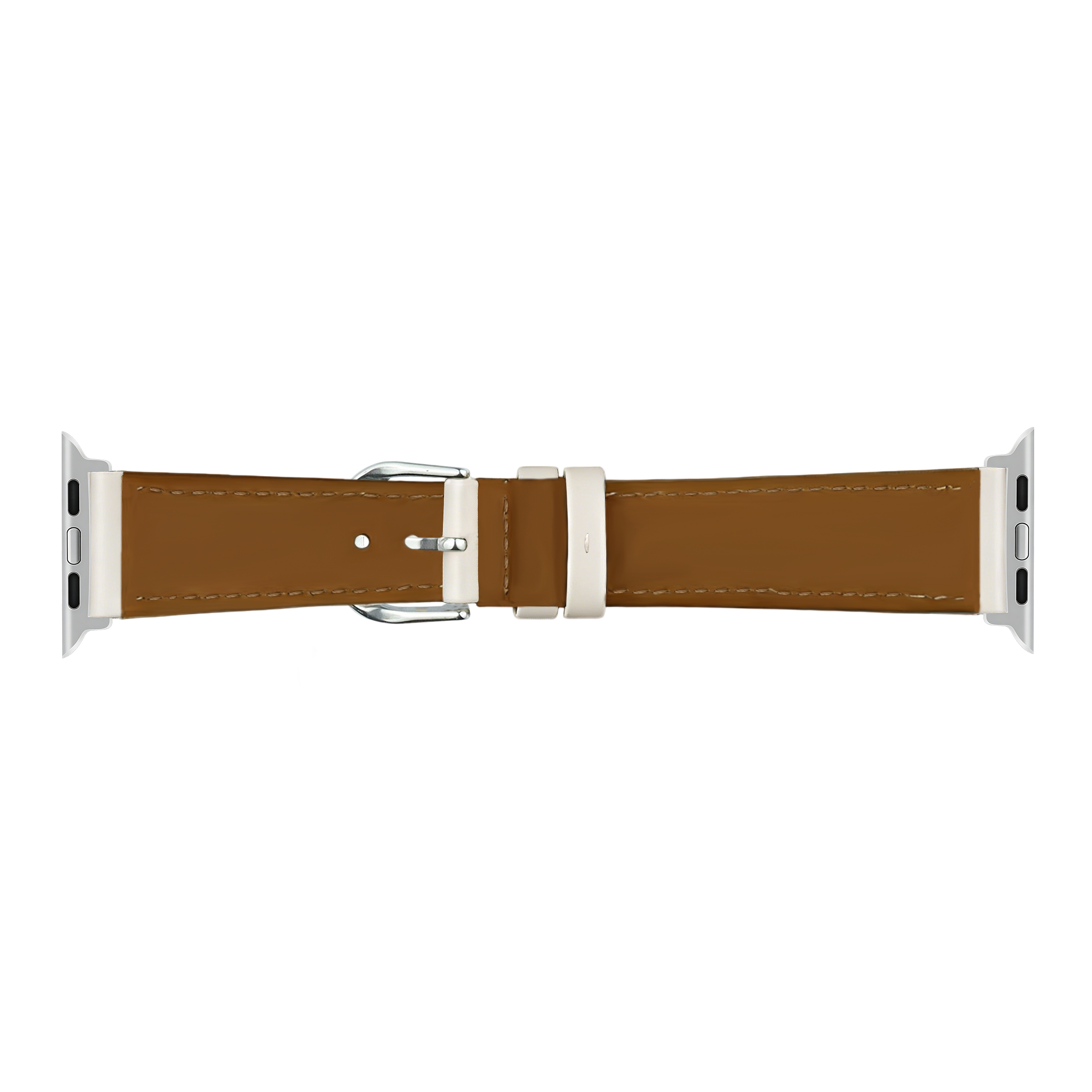 Correa cuero 'Slimfit' Apple Watch (beige claro)