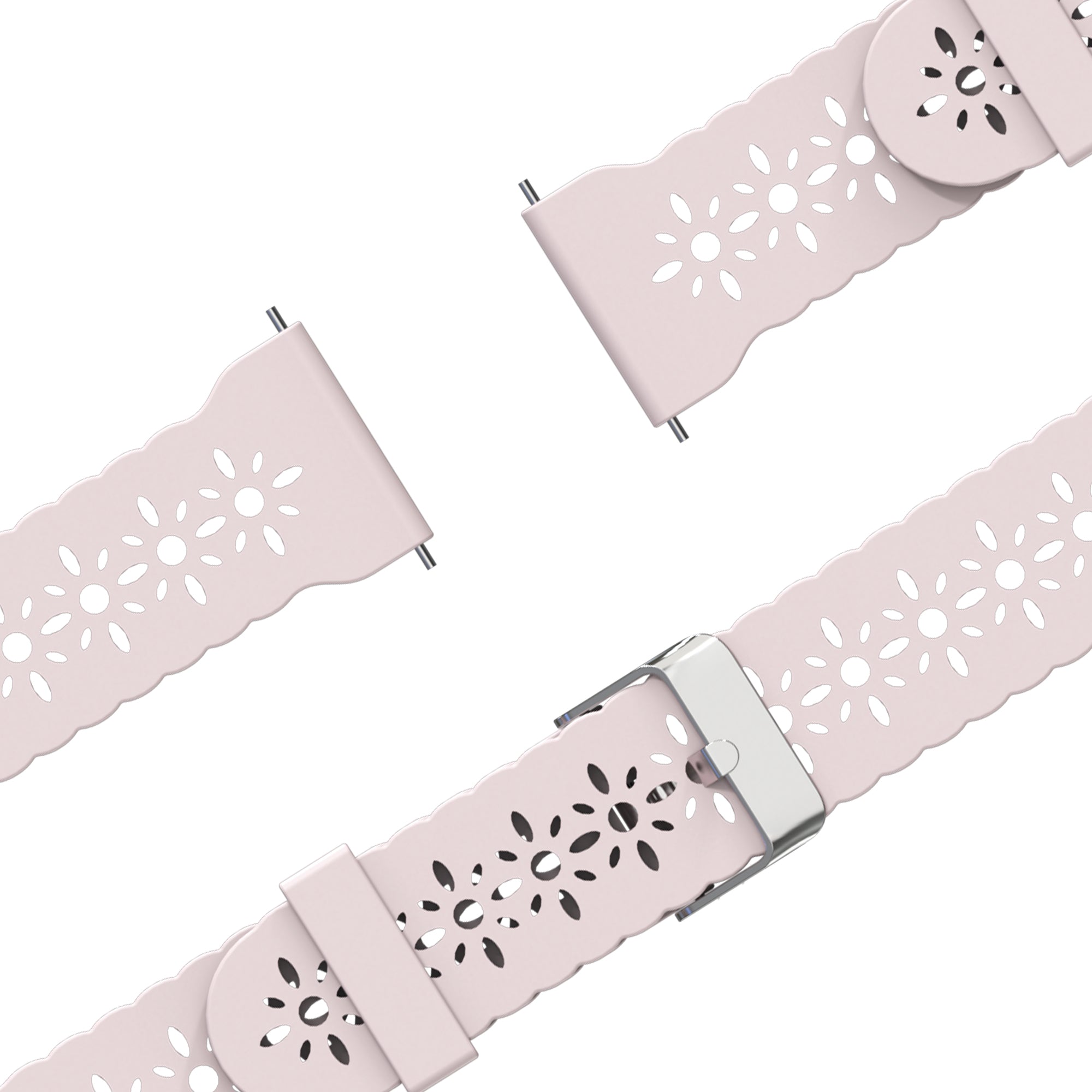 Bandz Garmin Vivoactive 6 Silicone Strap 'Lace' (Pink)