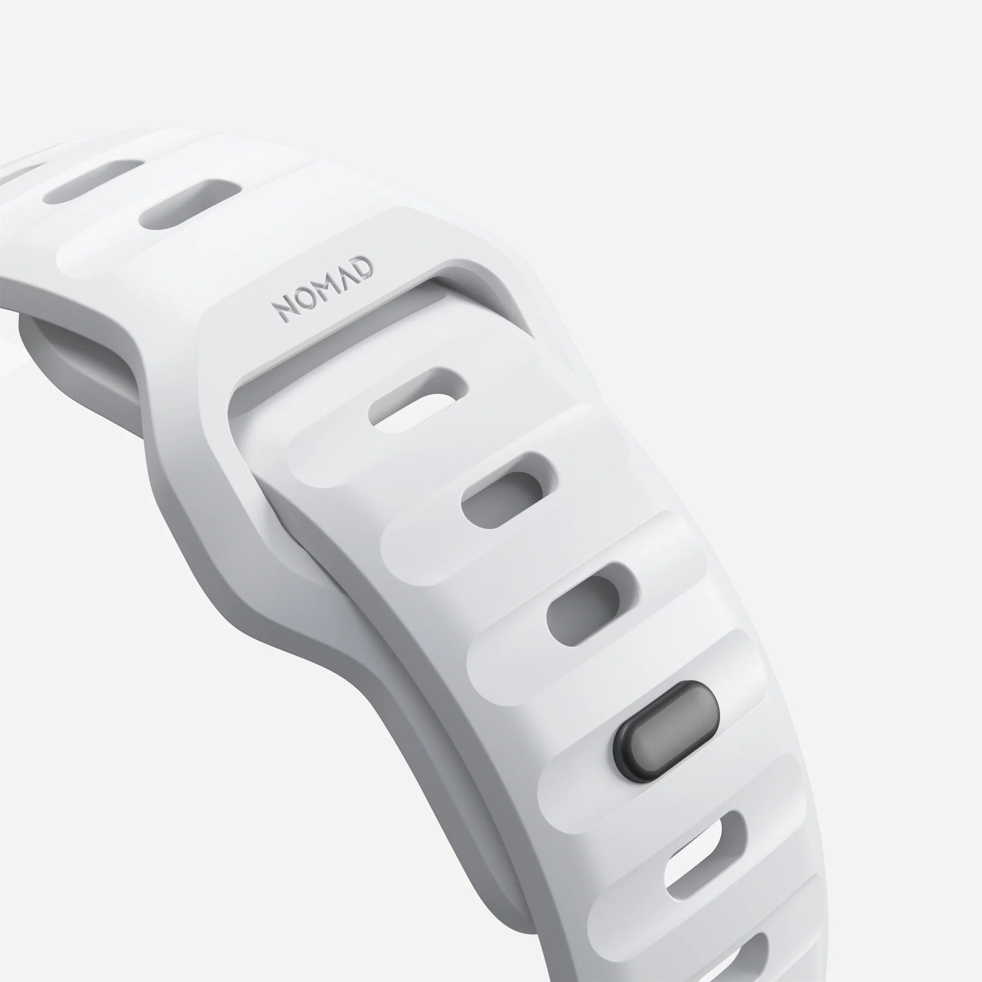 Nomad Correa silicona deportiva Apple Watch (blanco)
