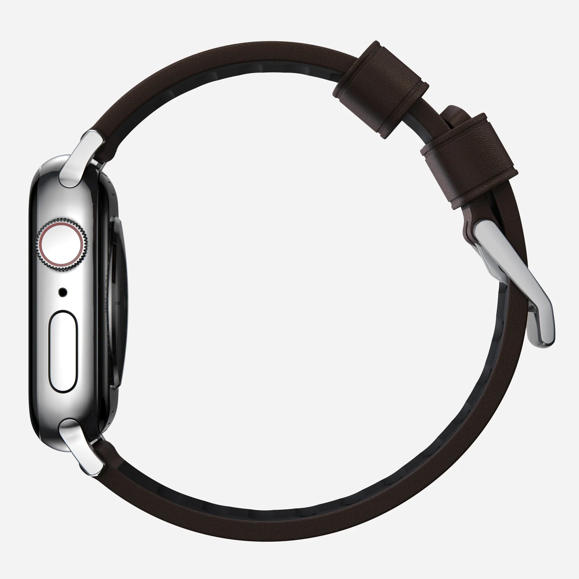 Nomad Active Pro Apple Watch Hybrid Strap (Brown/Silver)
