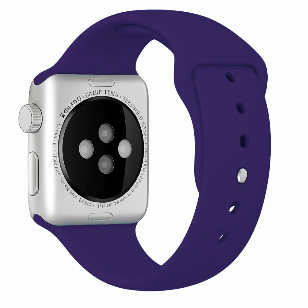 Correa de silicona Apple Watch (morada)
