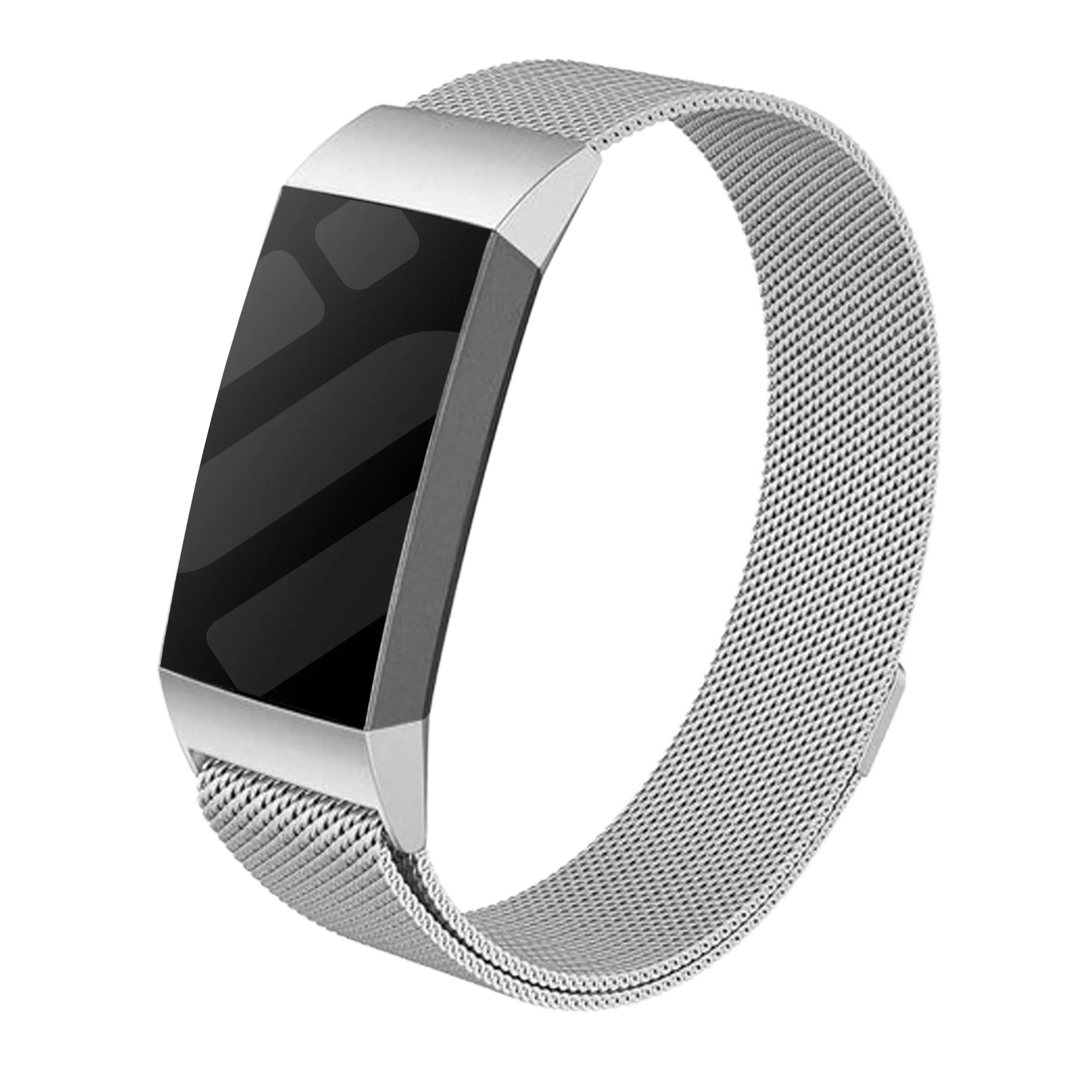 Correa milanese Fitbit Charge 4 (plata)