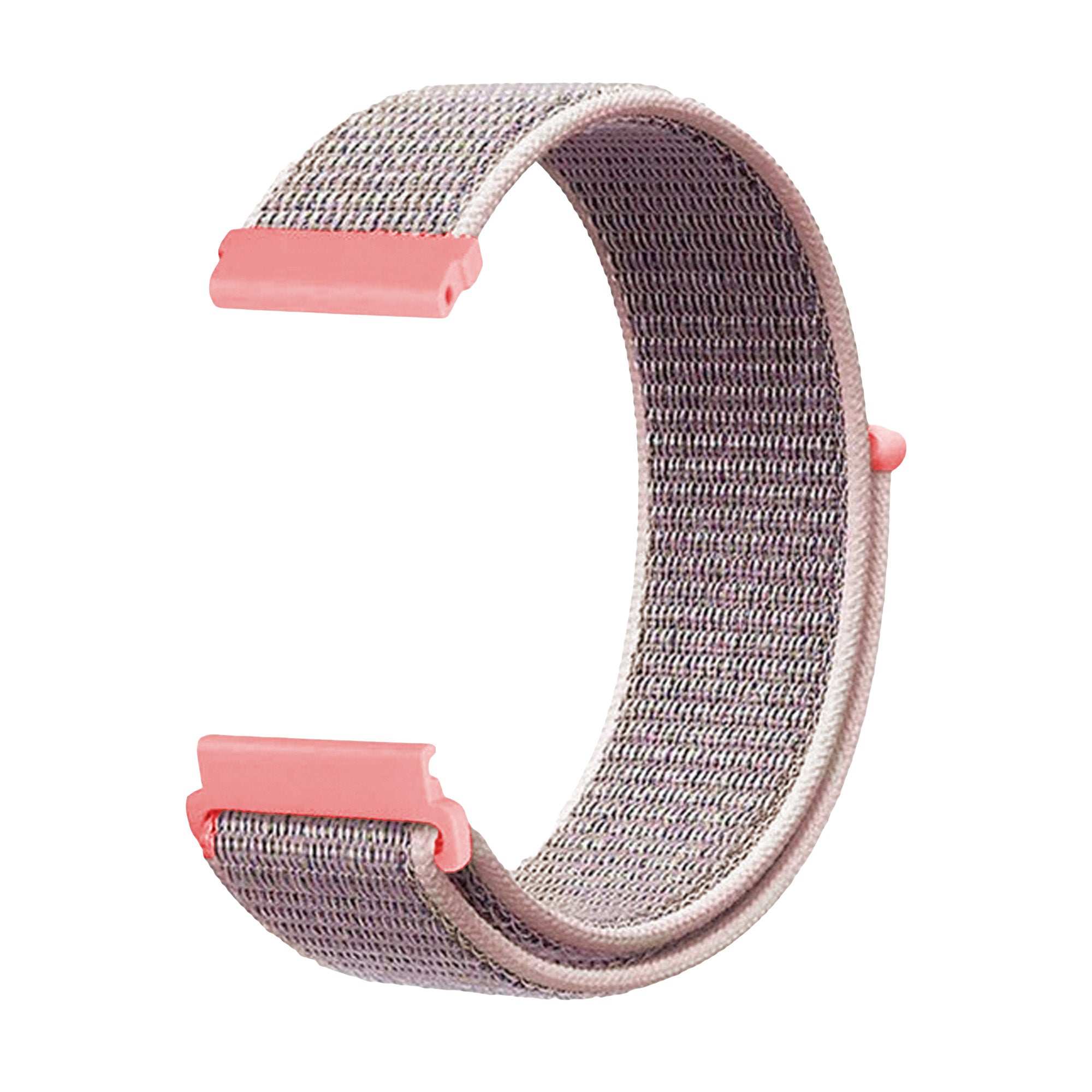 Fitbit Versa 3 Nylon Strap (Grey/Pink)
