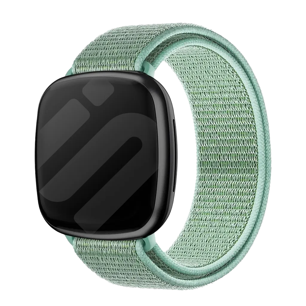 Correa nylon Fitbit Versa 3 (verde menta)