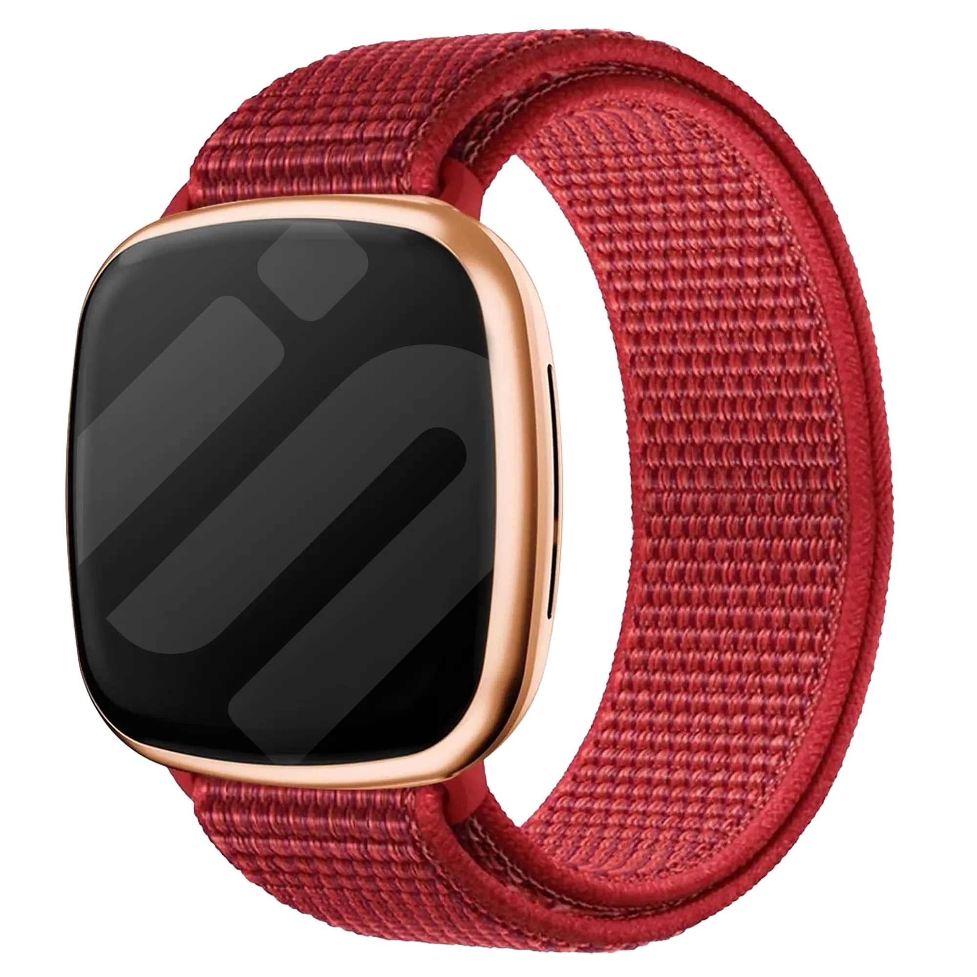 Correa nylon Fitbit Versa 3 (roja)