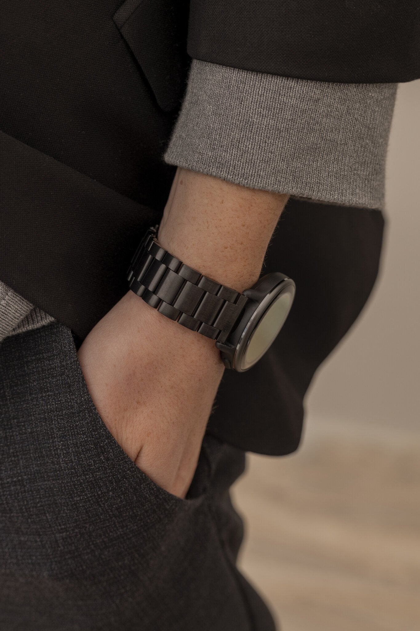 Correa acero Samsung Galaxy Watch FE (negro)