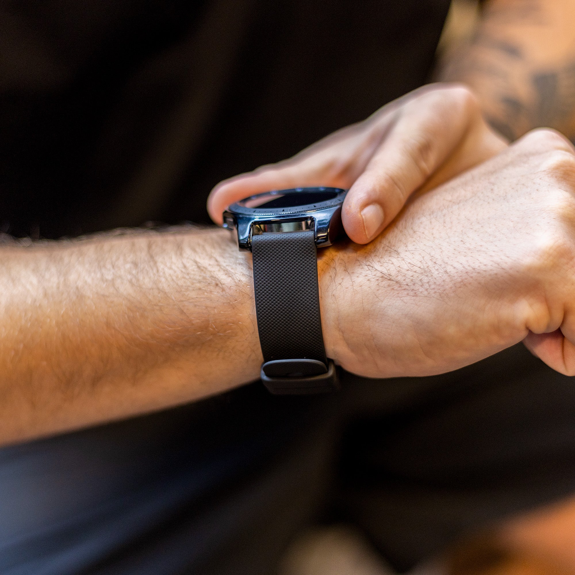 Correa silicona 'Premium' Amazfit Balance 2 (negro)