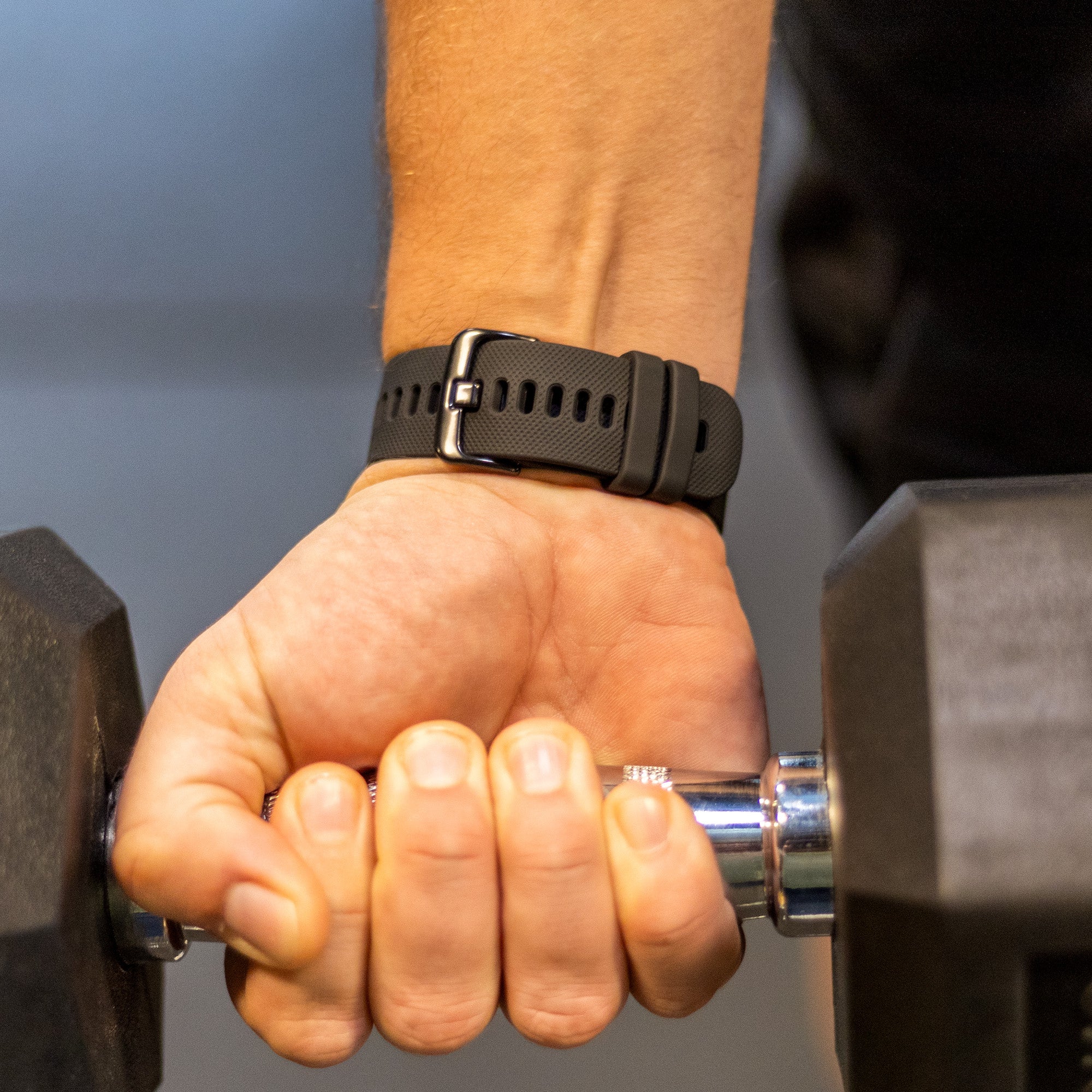 Correa silicona 'Premium' Amazfit Bip 5 (negro)