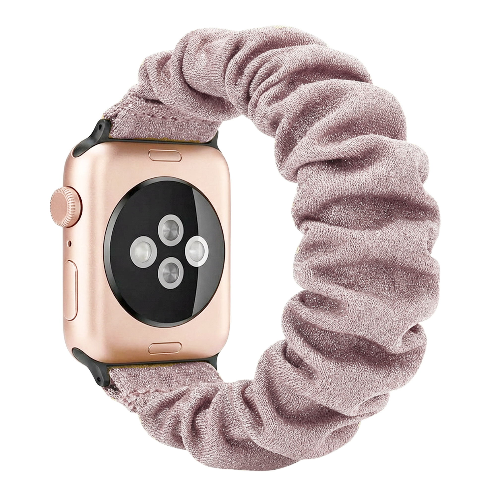 Apple Watch Scrunchie Strap (Shiny Pink)
