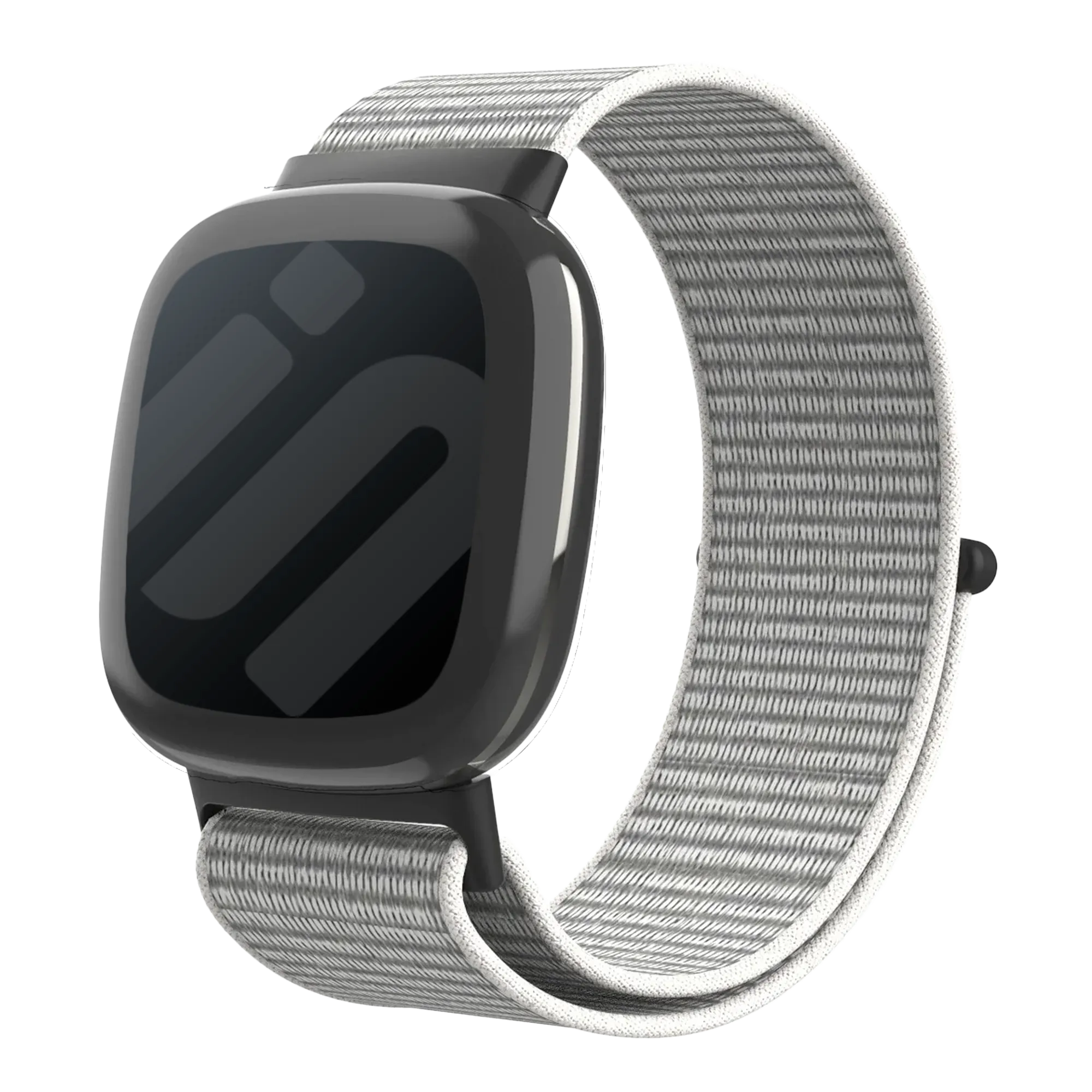 Correa nylon Fitbit Versa 4 (gris)