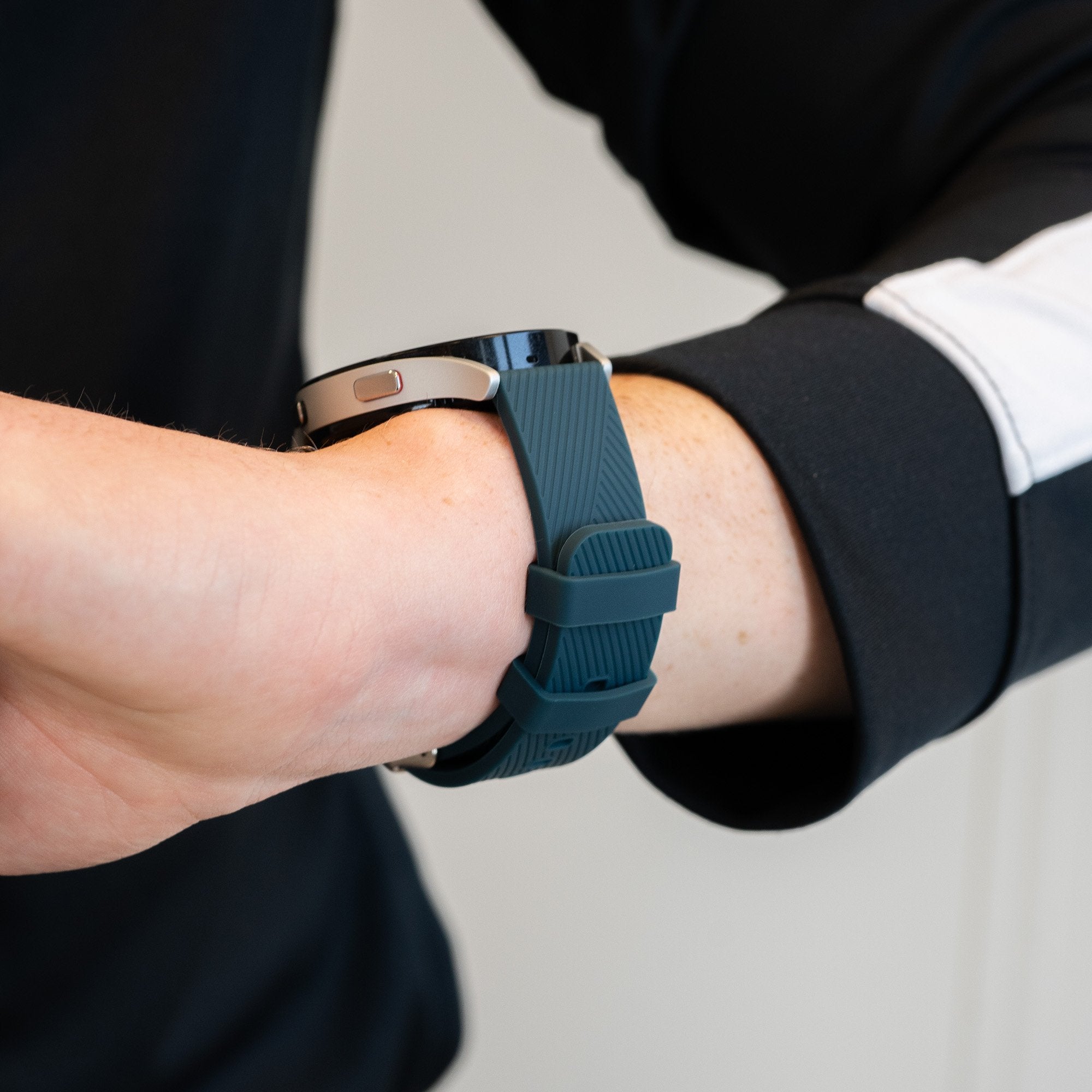 Bandz Correa silicona 'De lujo' Amazfit Cheetah (Pro) (verde oscuro)