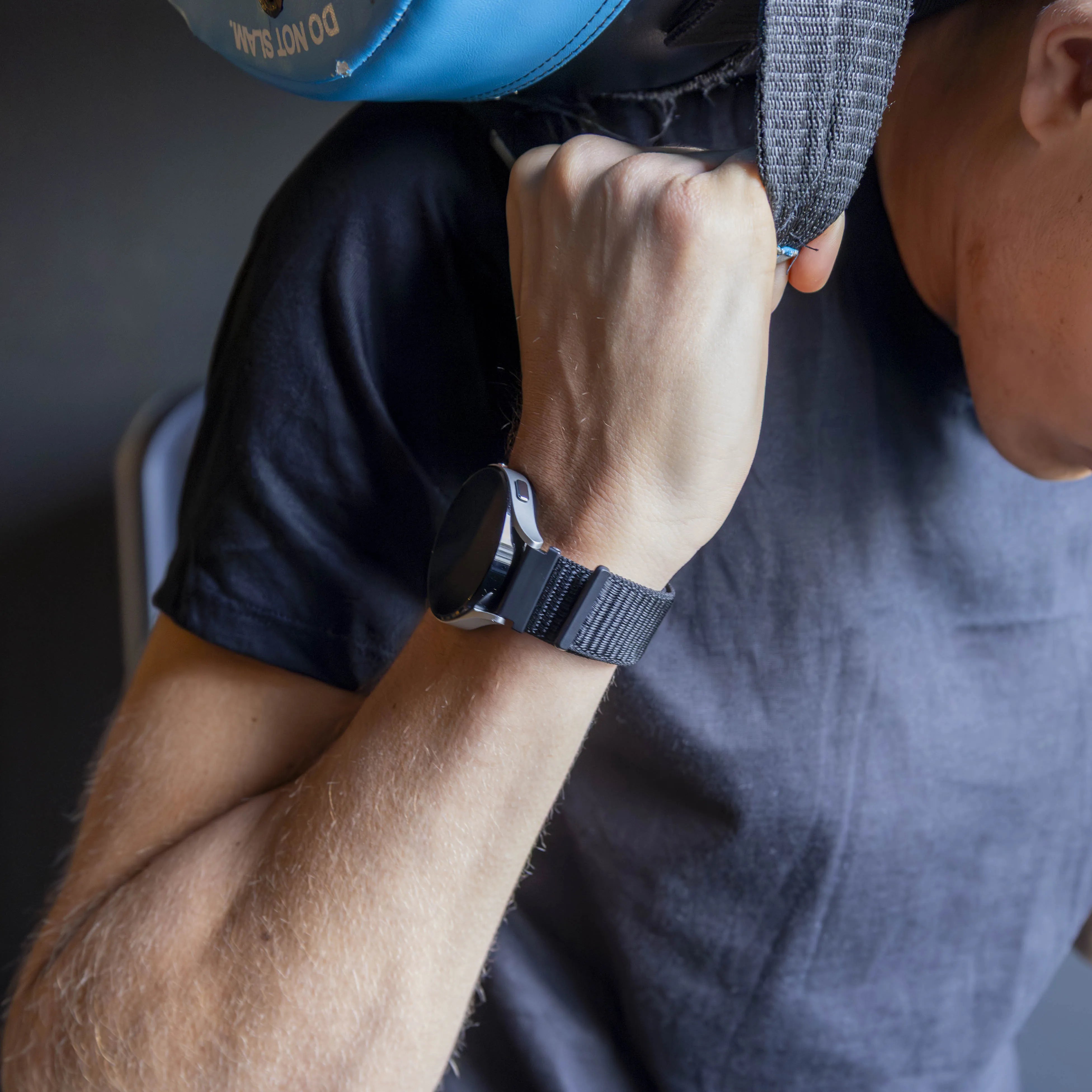 Bandz Coros Apex 42mm Nylon Loop Strap (Black)