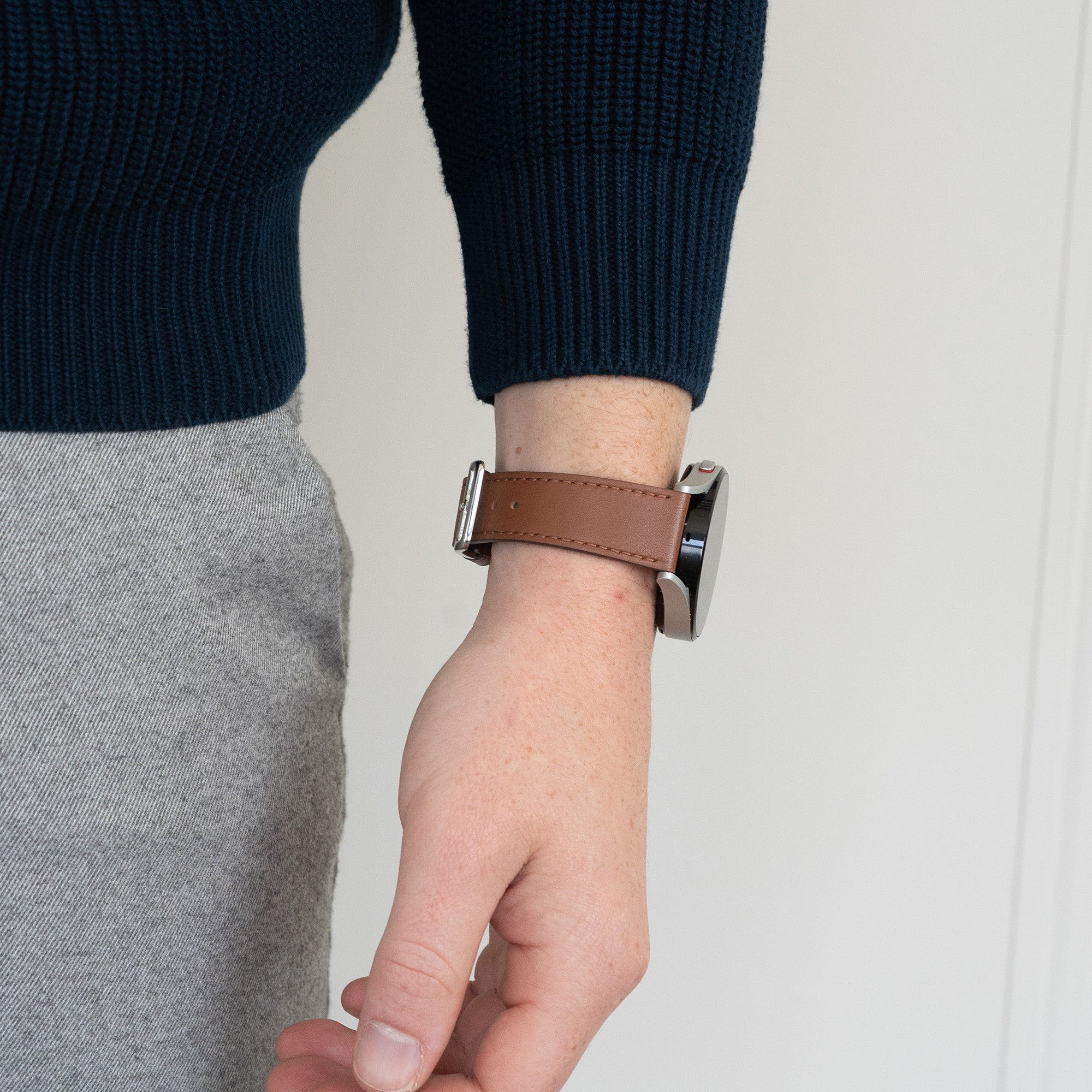 Bandz Correa cuero 'De lujo' Samsung Galaxy Watch 6 - 40mm (marrón)