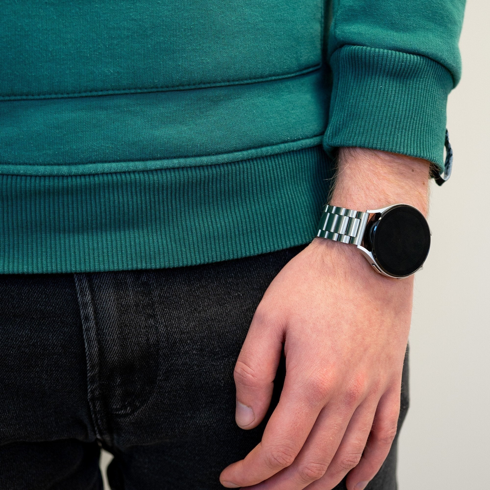 Bandz Oppo Watch X2 Steel Strap 'Classic' (Silver)