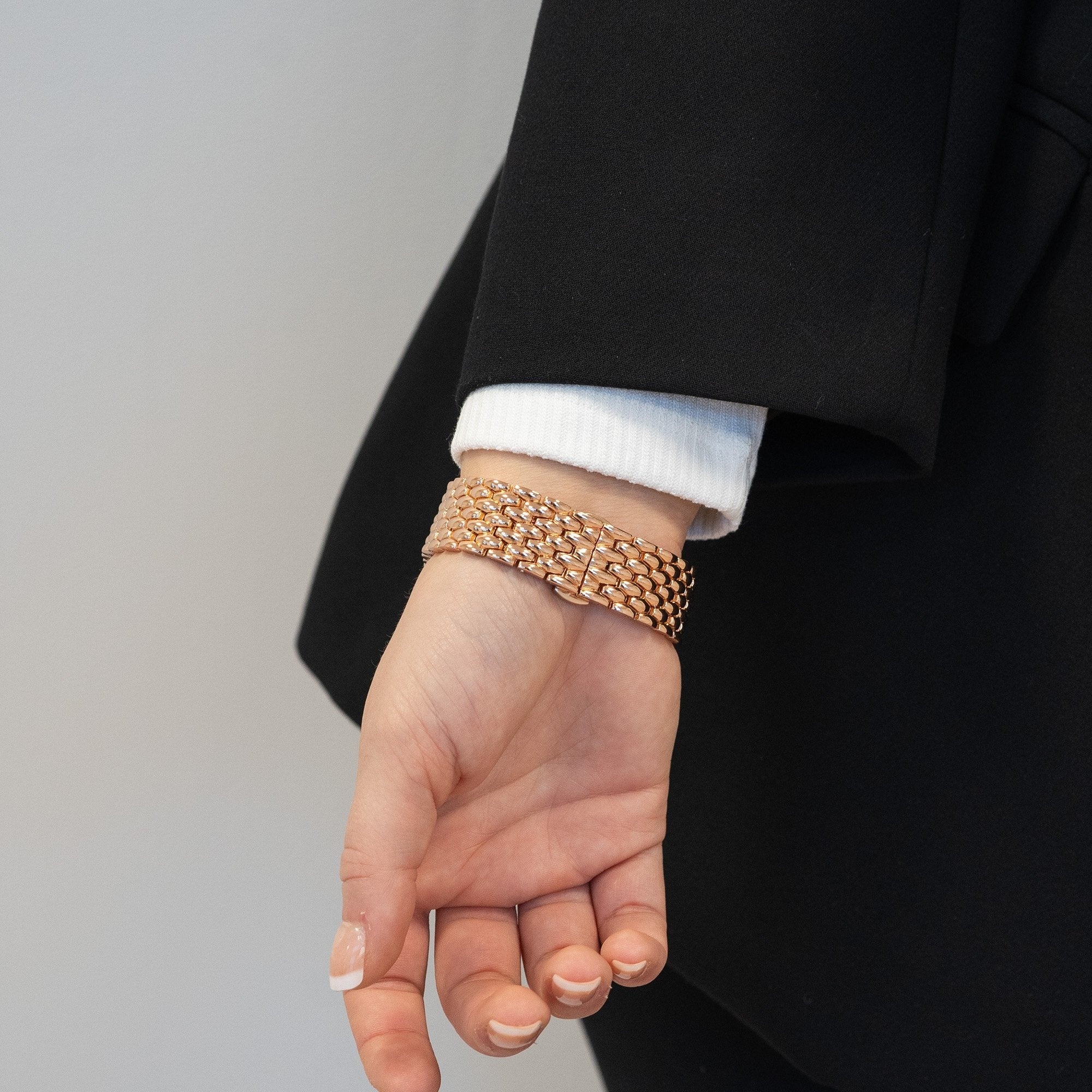 Bandz Coros Apex 42mm Steel Strap 'Dragon' (Rose Gold)