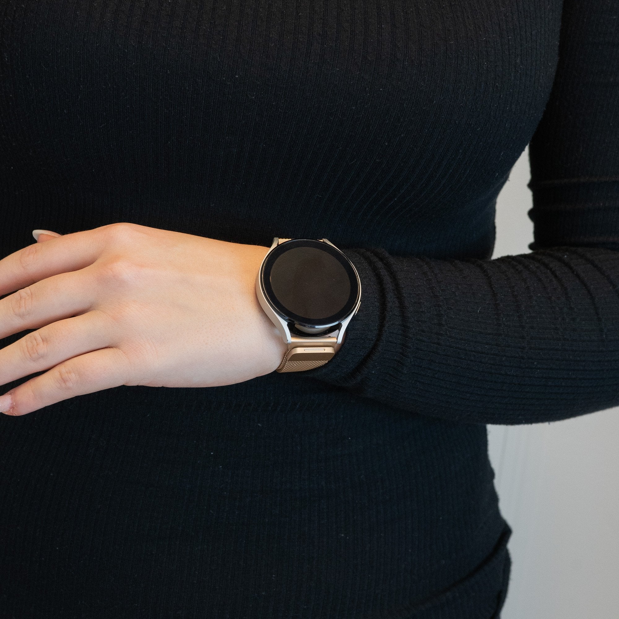 Bandz Correa milanesa Loop Garmin D2 Air X10 (champán dorado)