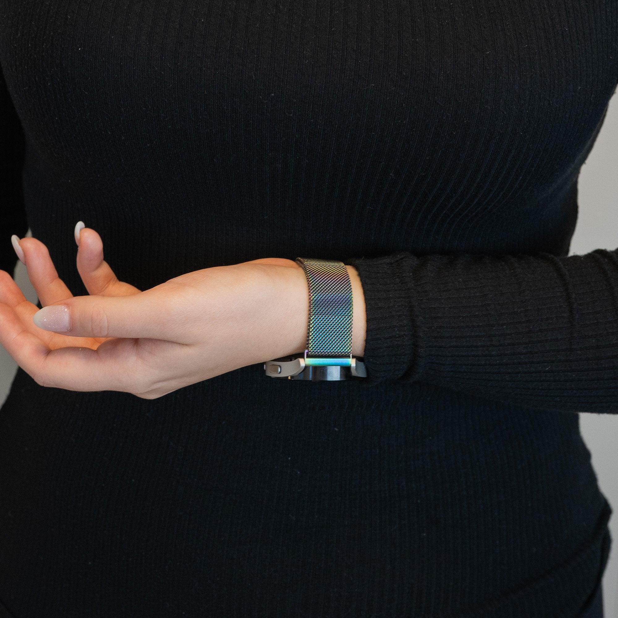 Bandz Correa milanesa Loop Garmin Approach S42 (arcoíris)